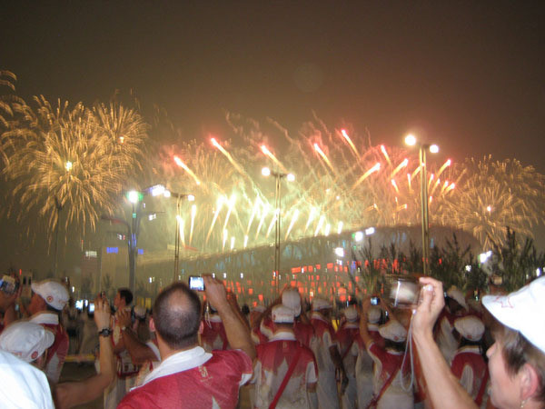 Team Canada arrives in Beijing/Opening Ceremonies (Aug. 9, 2008)