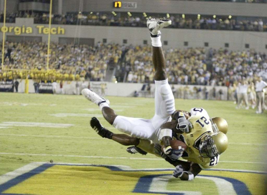 Calvin Johnson, TD vs. Notre Dame, 2006