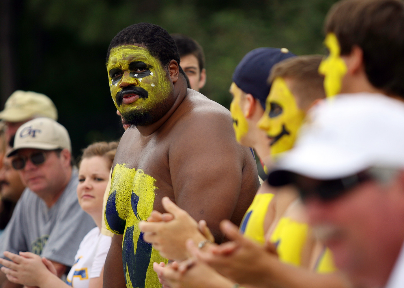 Fans cheer on Georgia Tech