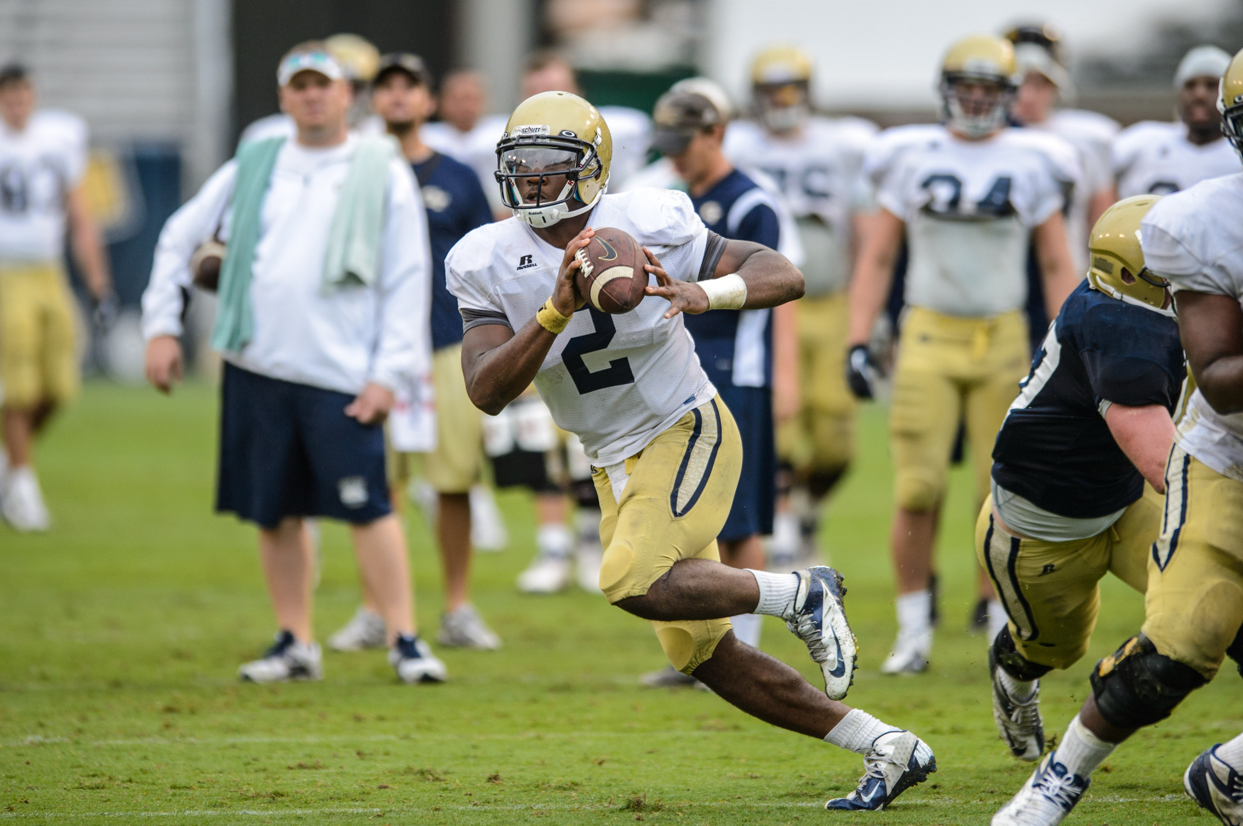Jackets End #GTCAMP13 With Saturday Scrimmage