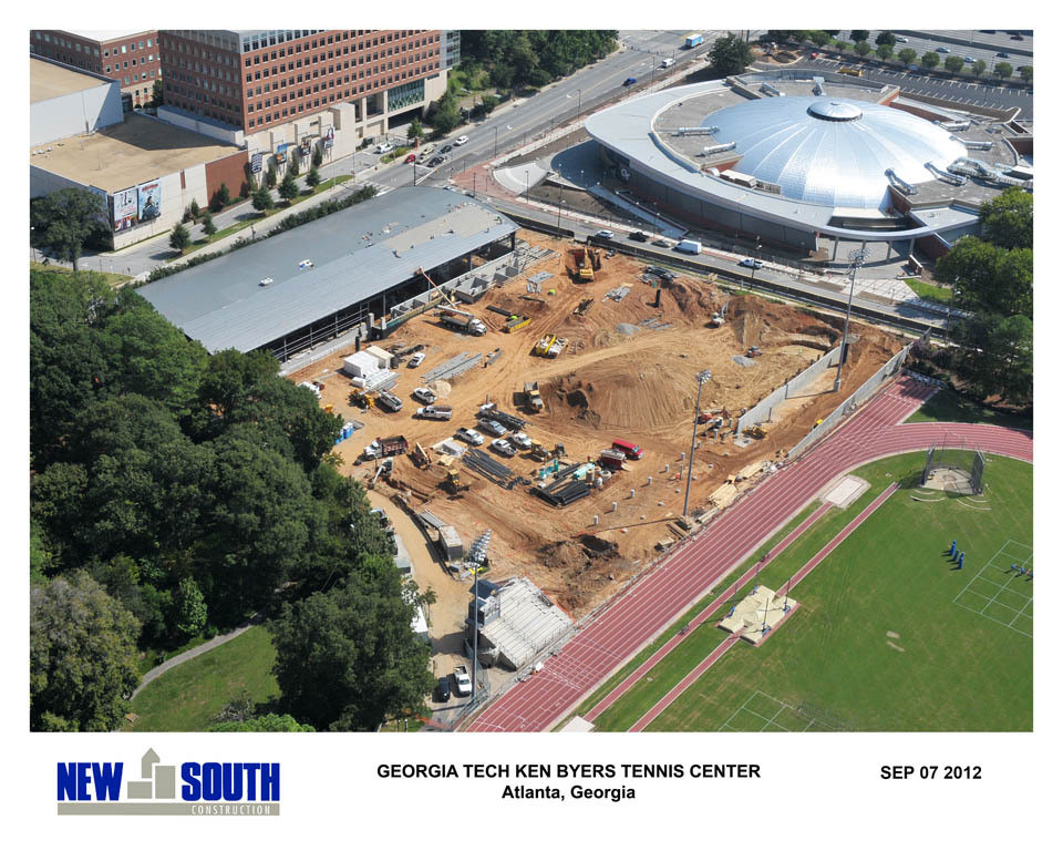 Byer Tennis Complex Aerial Photo - Sept 7, 2012