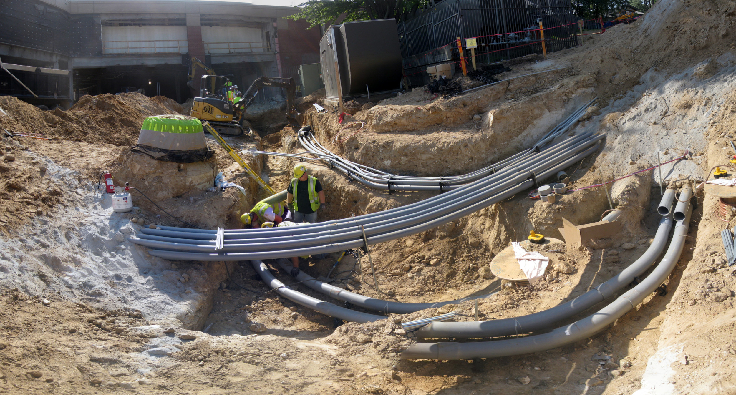 Construction of McCamish Pavilion - 9/15/11
