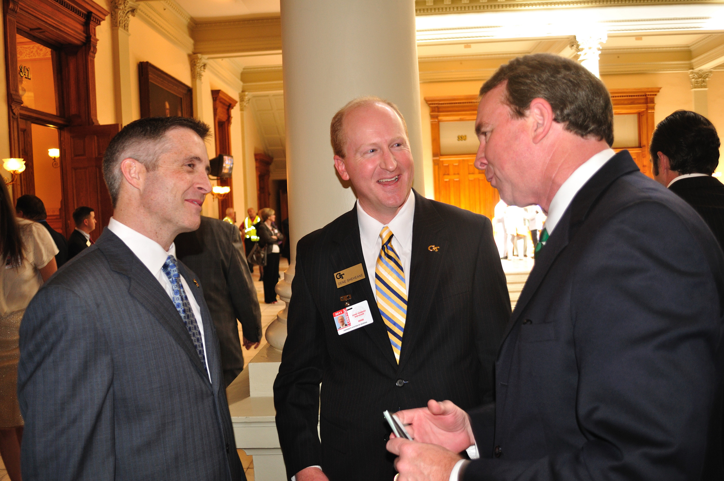 Head Men's Basketball Coach Brian Gregory visited the Capitol today - (C)2010 GT Government and Community Relations, all rights reserved
