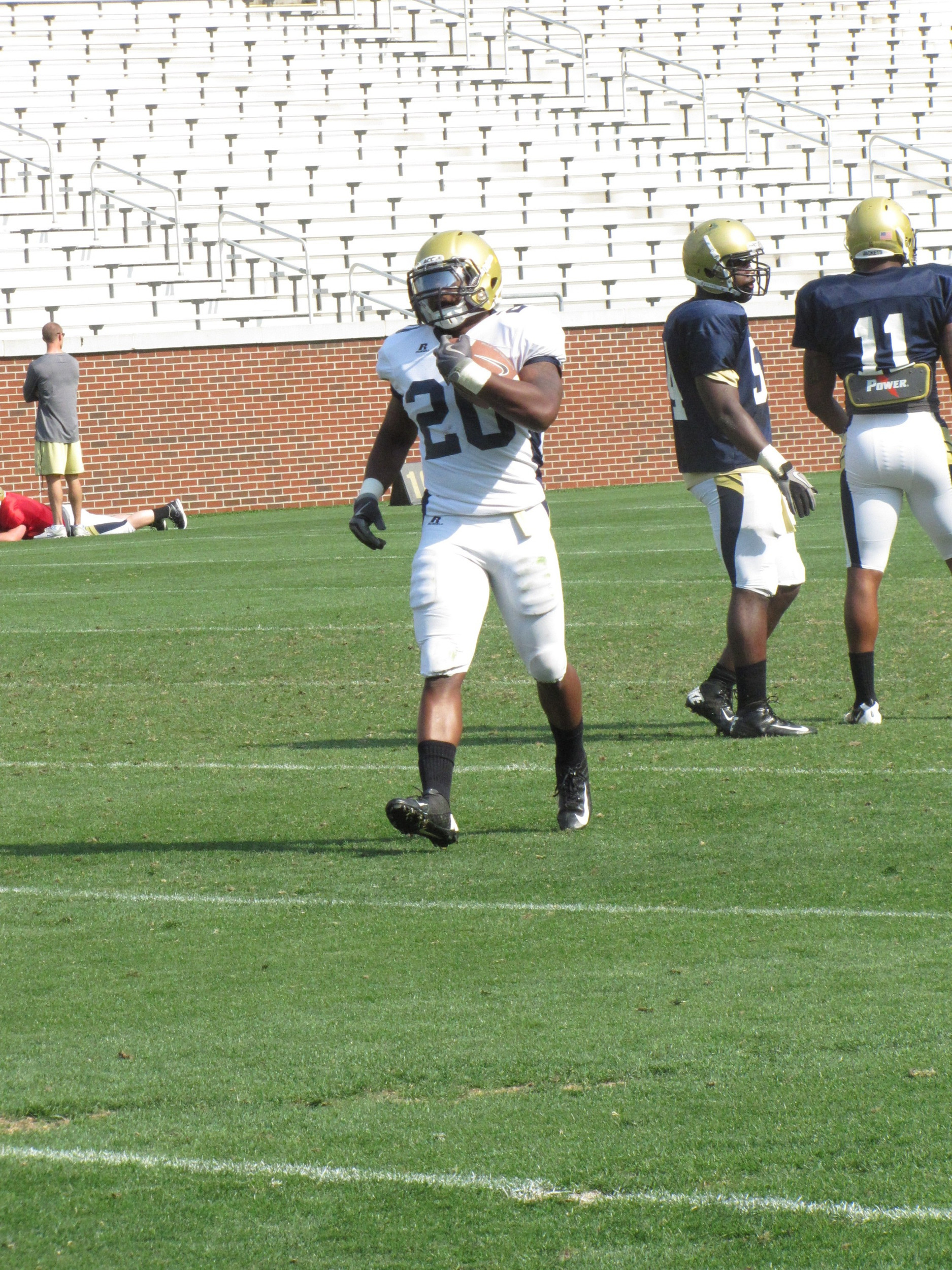 Roddy Jones - The Georgia Tech Football team continued practice Monday, April 18