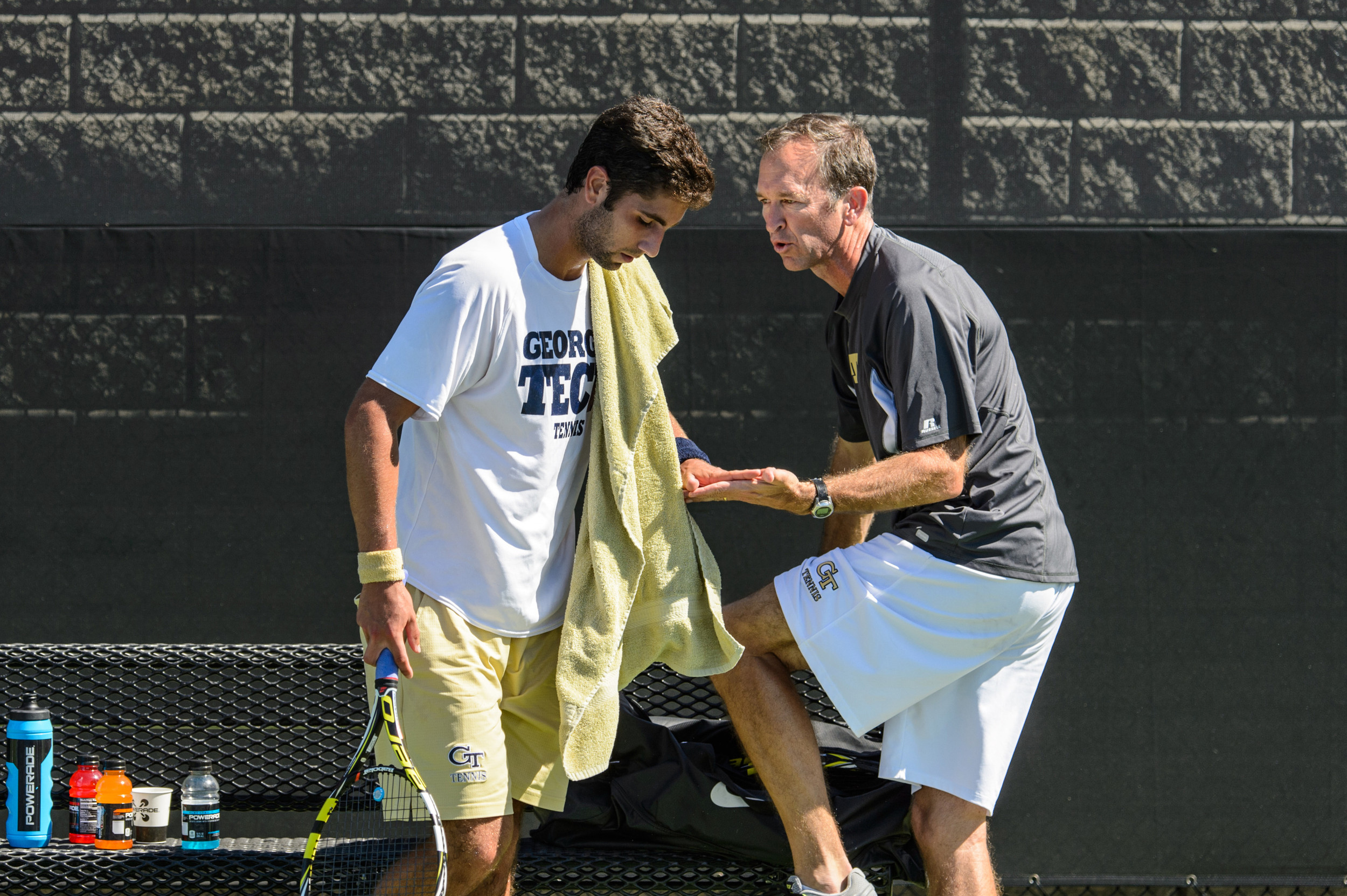 Carlos Benito at the 2013 USTA/ITA Southeast Regional, Ken Byers Tennis Center
