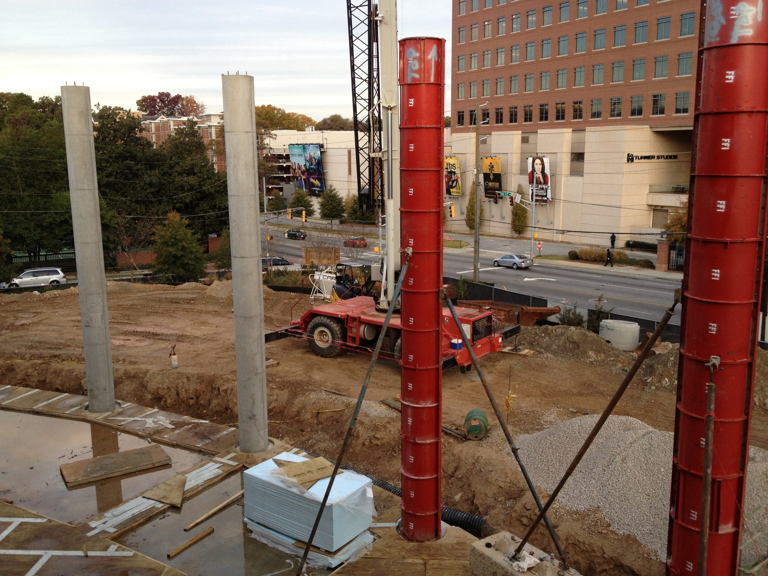 Construction of McCamish Pavilion - 11/21/11