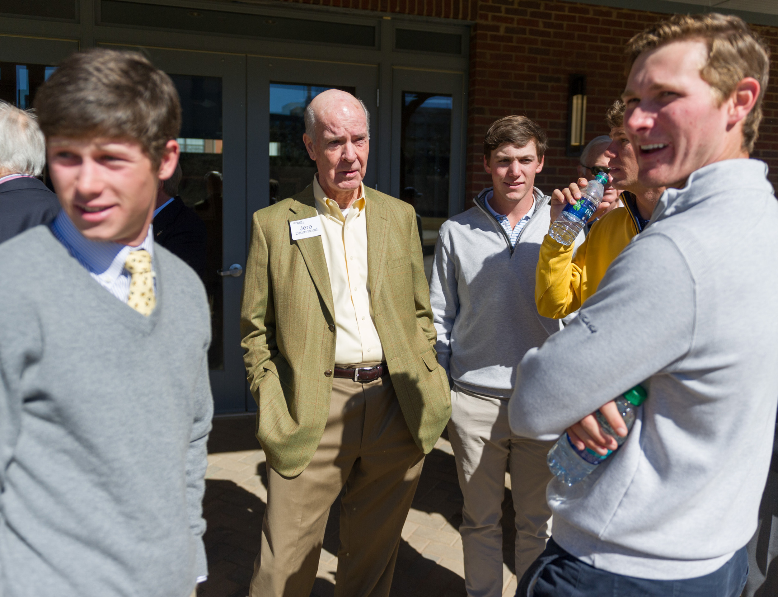 James Clark and Vincent Whaley at the Noonan Golf Facility dedication