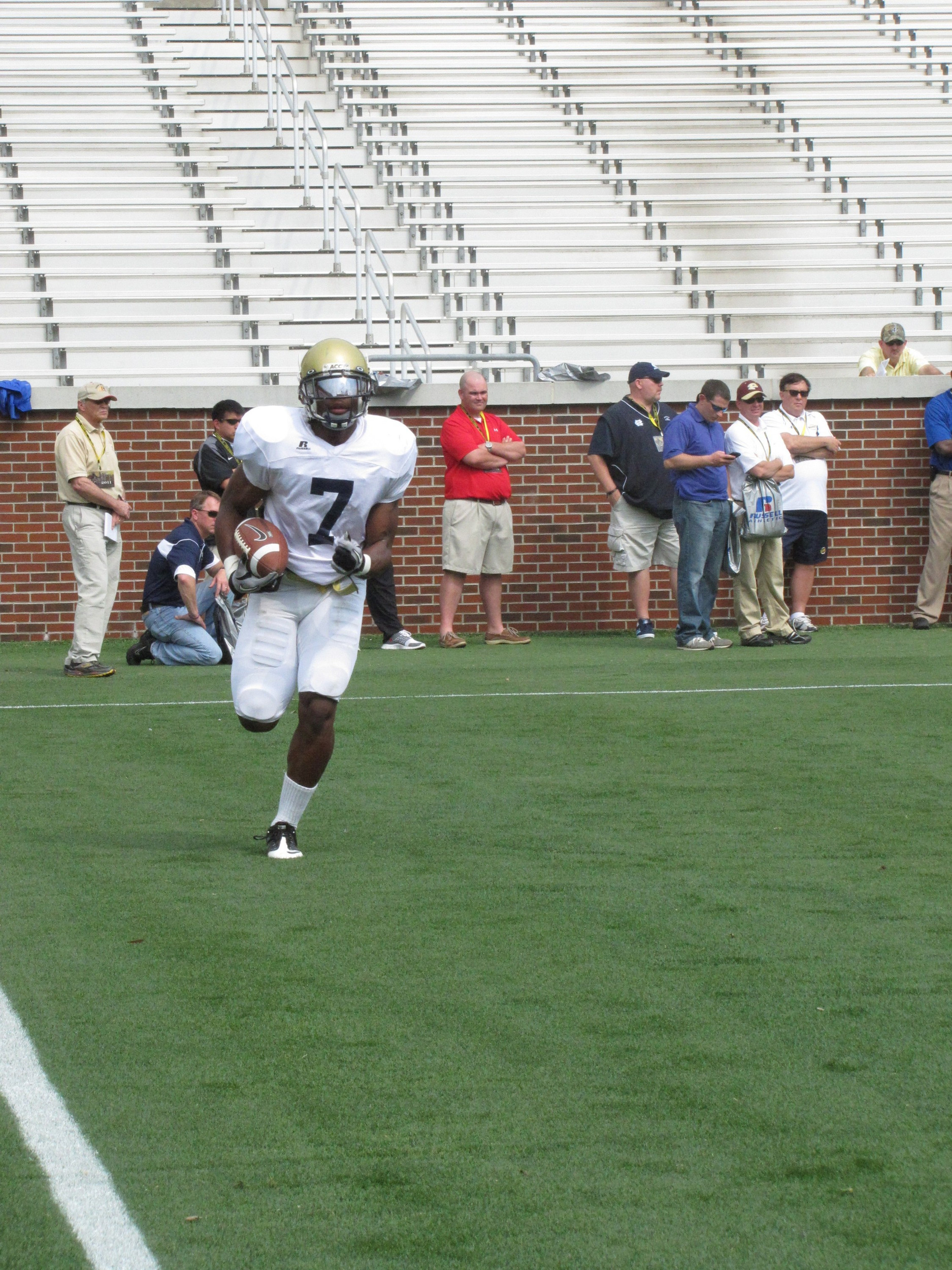 David Sims - Georgia Tech Spring Practice - 4/8/11