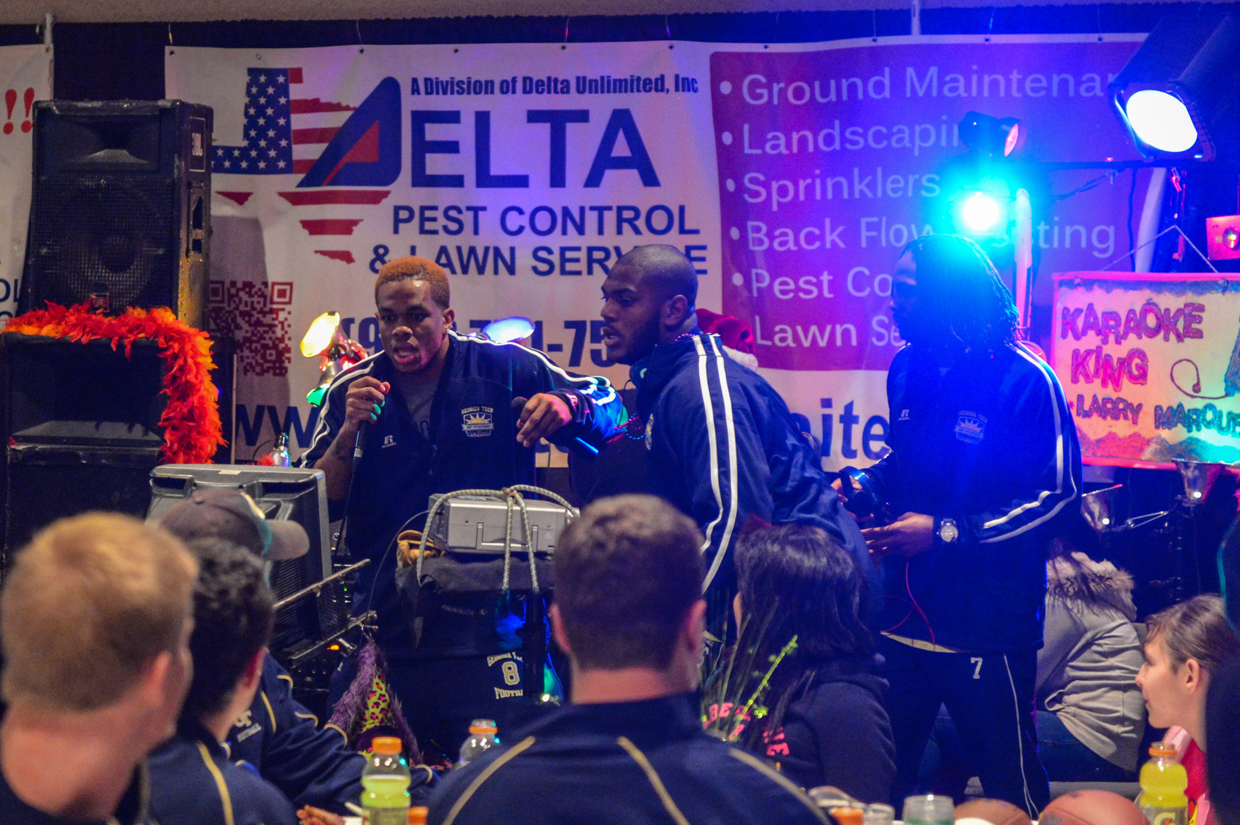 Players went to the Convention Center in El Paso for dinner, karaoke, and to select their bowl gifts from the Sun Bowl.