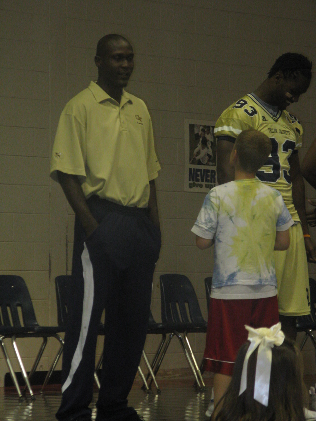D'Andre Bell (left) and Michael Johnson