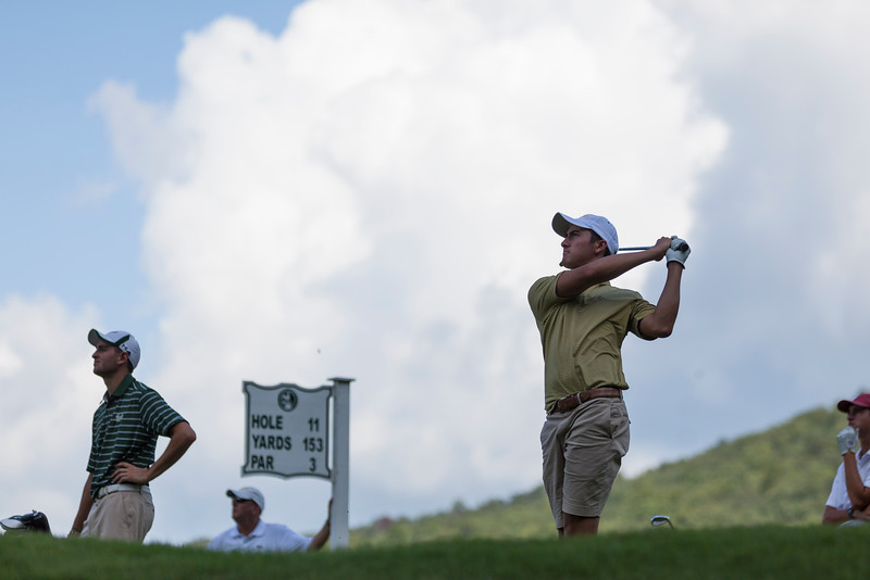 Chris Petefish of Georgia Tech during the first round of the Carpet Capital Collegiate, September 11, 2015