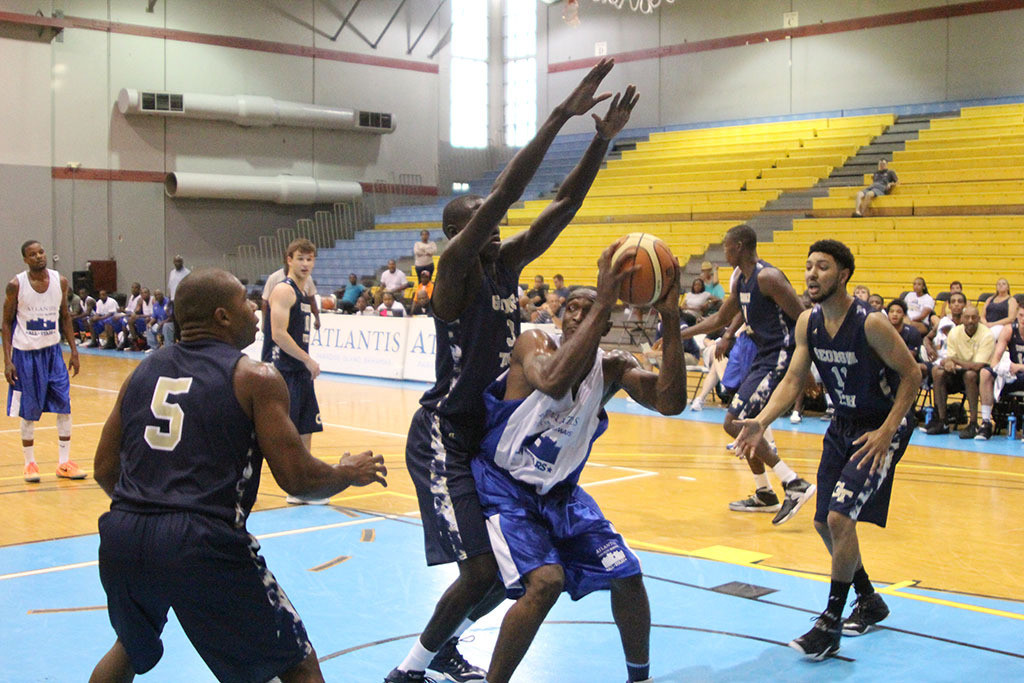 Abdoulaye Gueye - Georgia Tech men's basketball game action during their 2015 Bahamas Tour.