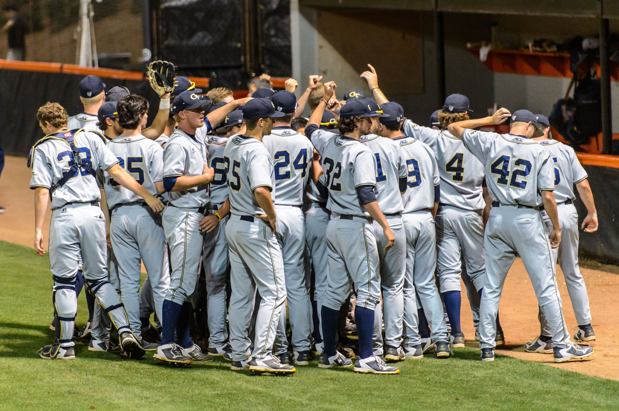 Team huddle