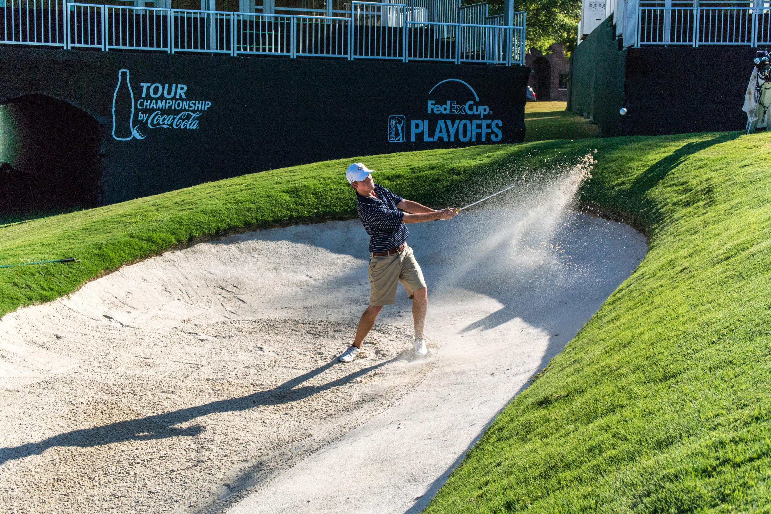 Michael Pisciotta during a team qualifying round at East Lake Golf Club, August 28, 2014