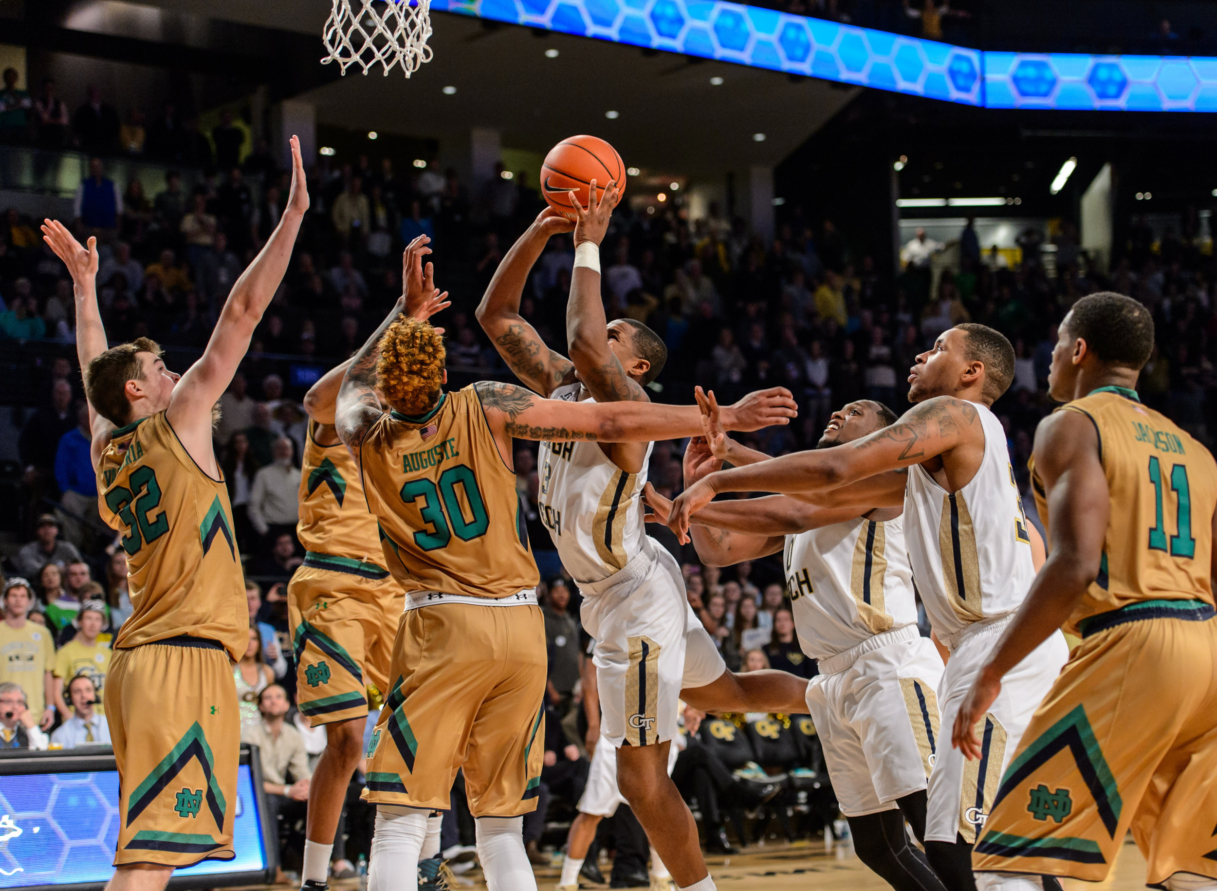 Marcus Georges-Hunt (3), Nick Jacobs (32), Charles Mitchell (0)