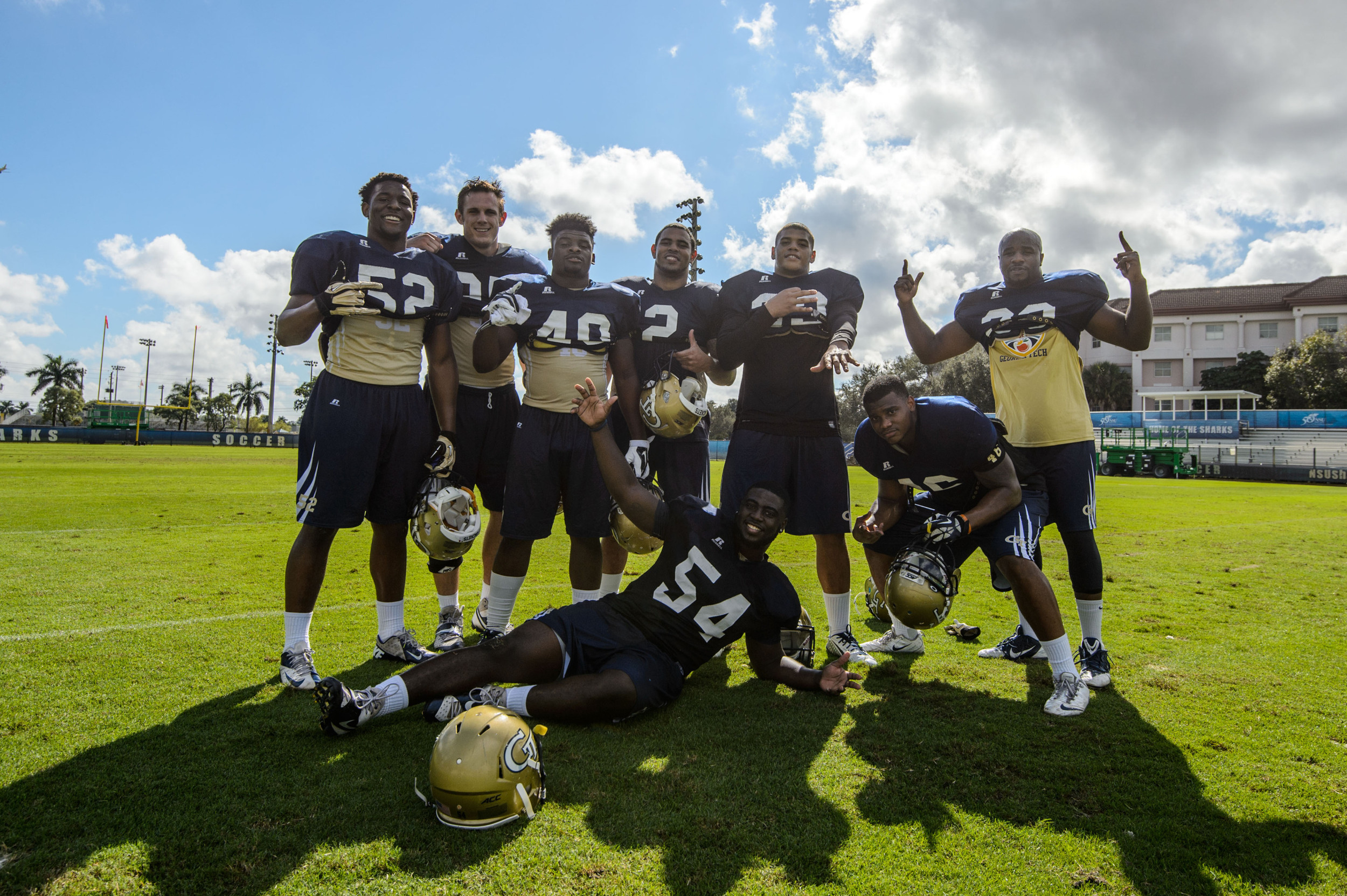 P.J. Davis (40), Beau Hankins (33), Anthony Harrell (2), Terrell Lewis (52), Tyler Marcordes (35), Tremayne McNair (46), Quayshawn Nealy (54), Domonique Noble (23)