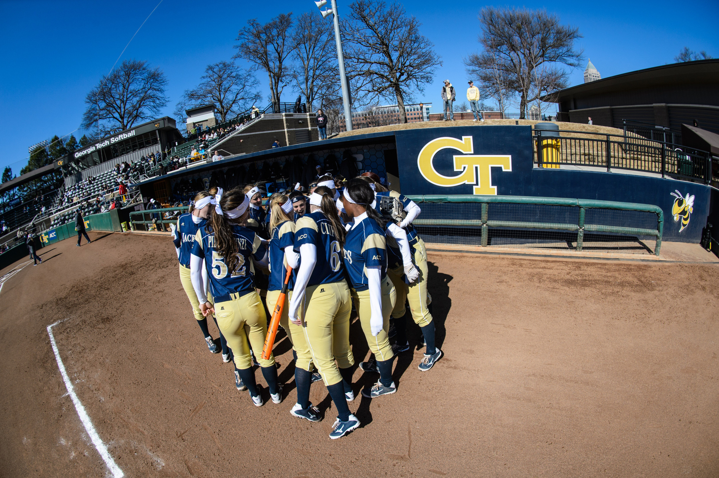 Team huddle