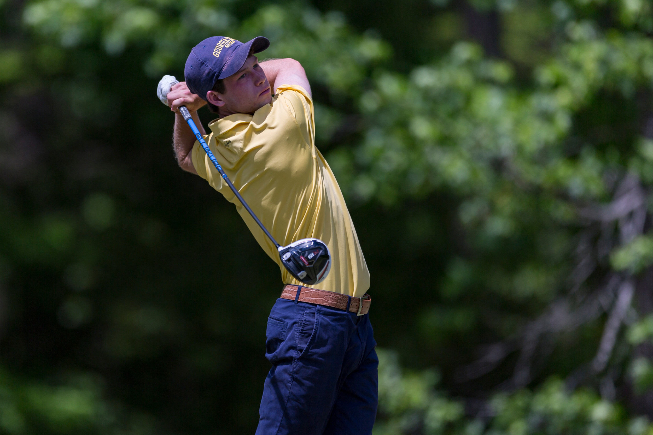 James Clark during the second round of the ACC Golf Championship at the Old North State Club, New London, N.C.