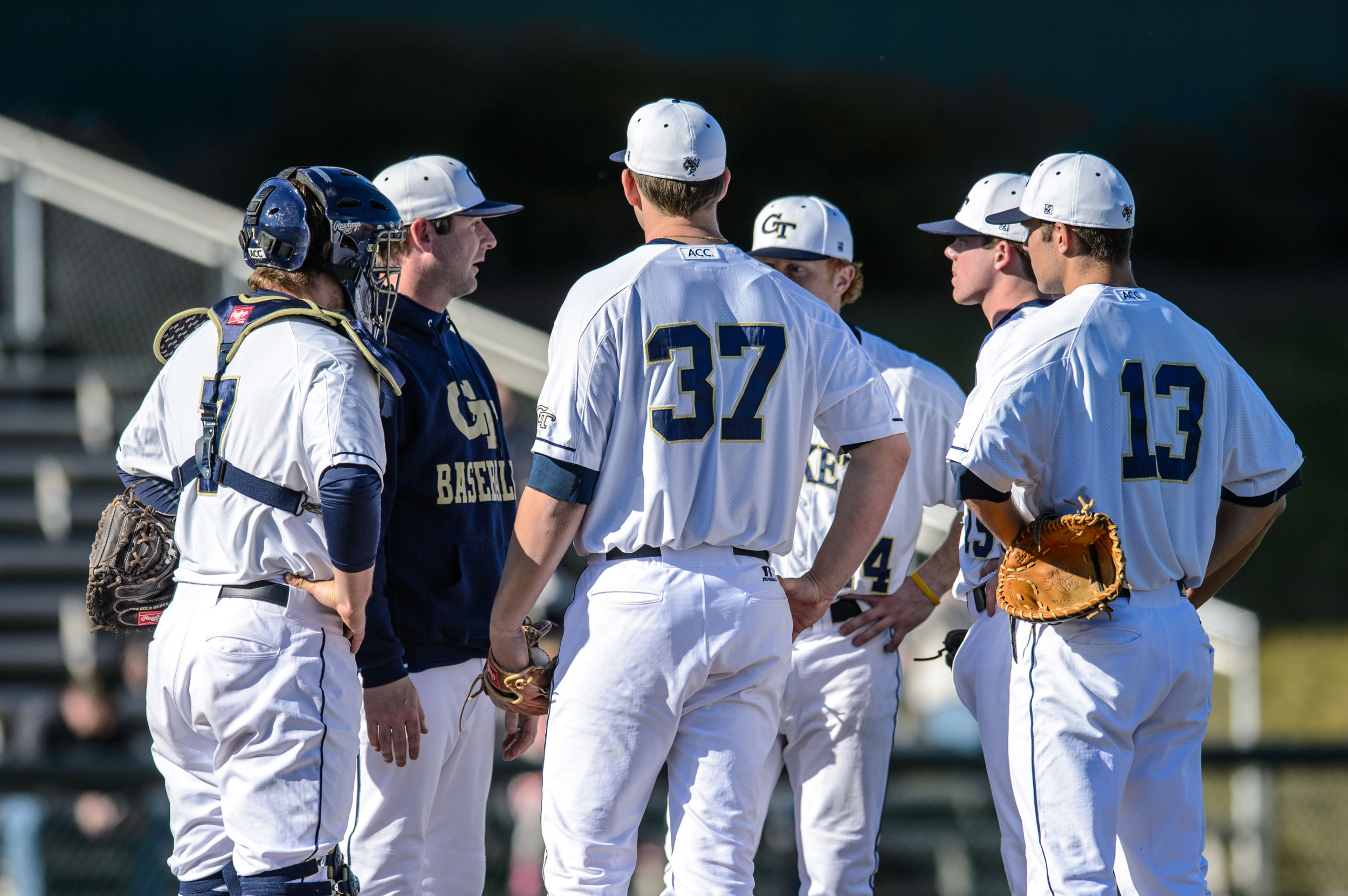 Infield huddle