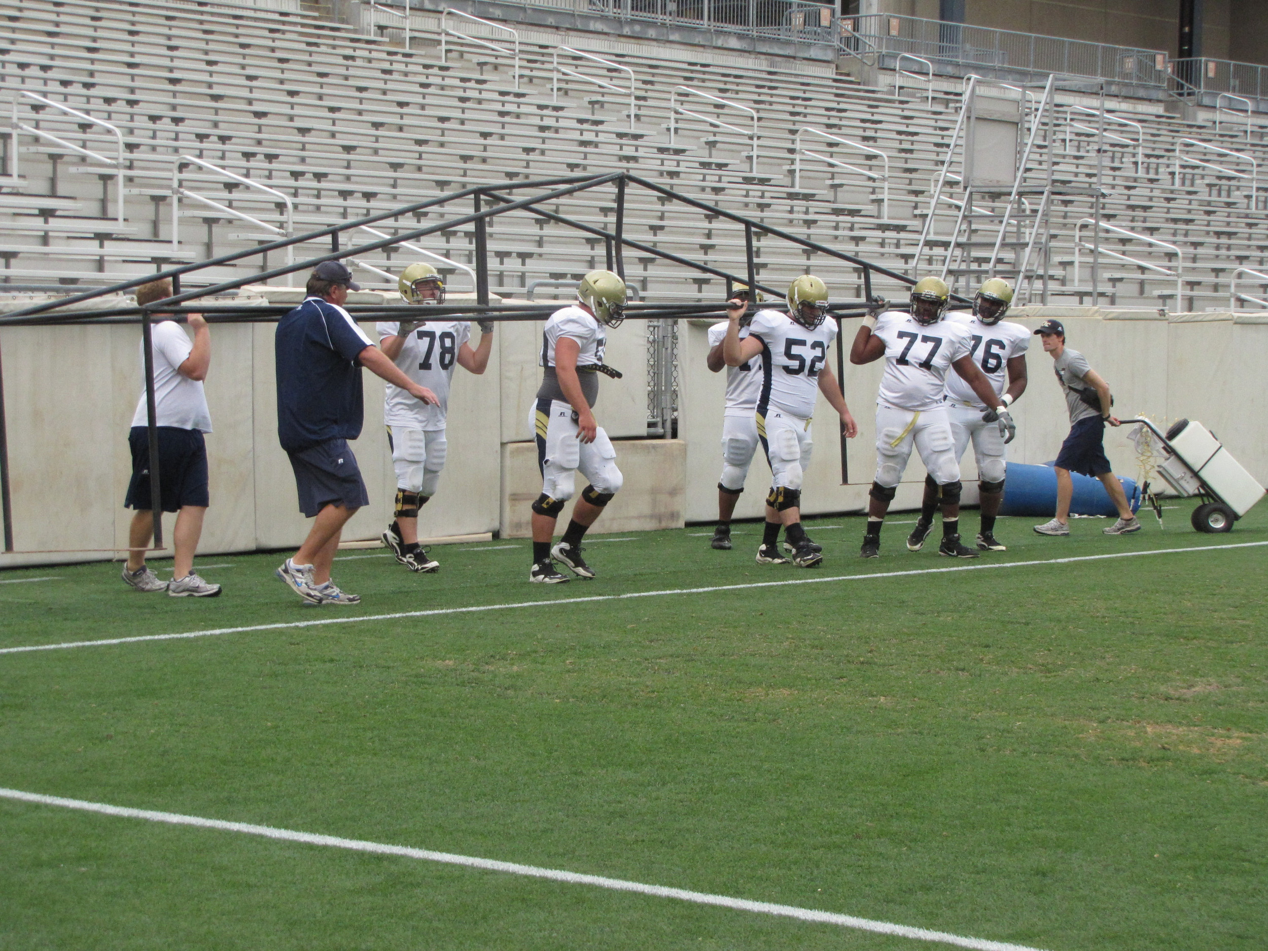 Georgia Tech Football Practice - 04/15/11