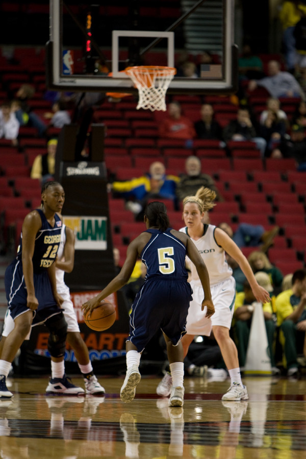 Metra Walthour takes a jumper