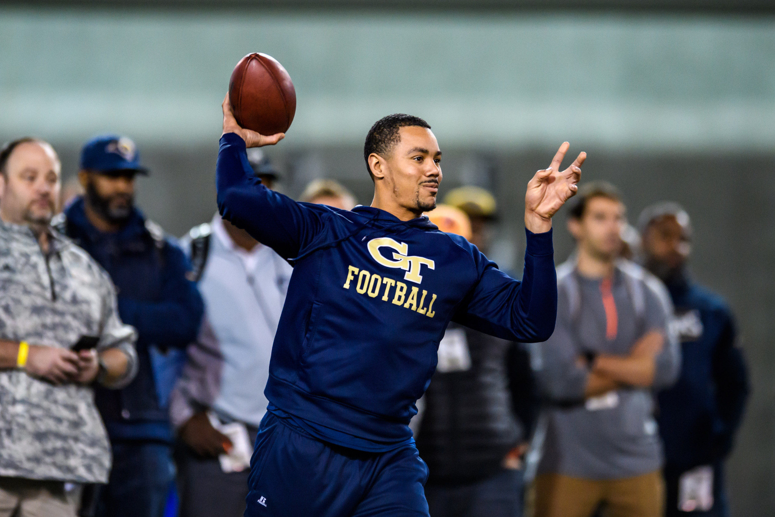 Graduate Assistant Tevin Washington - Pro Day (2017)