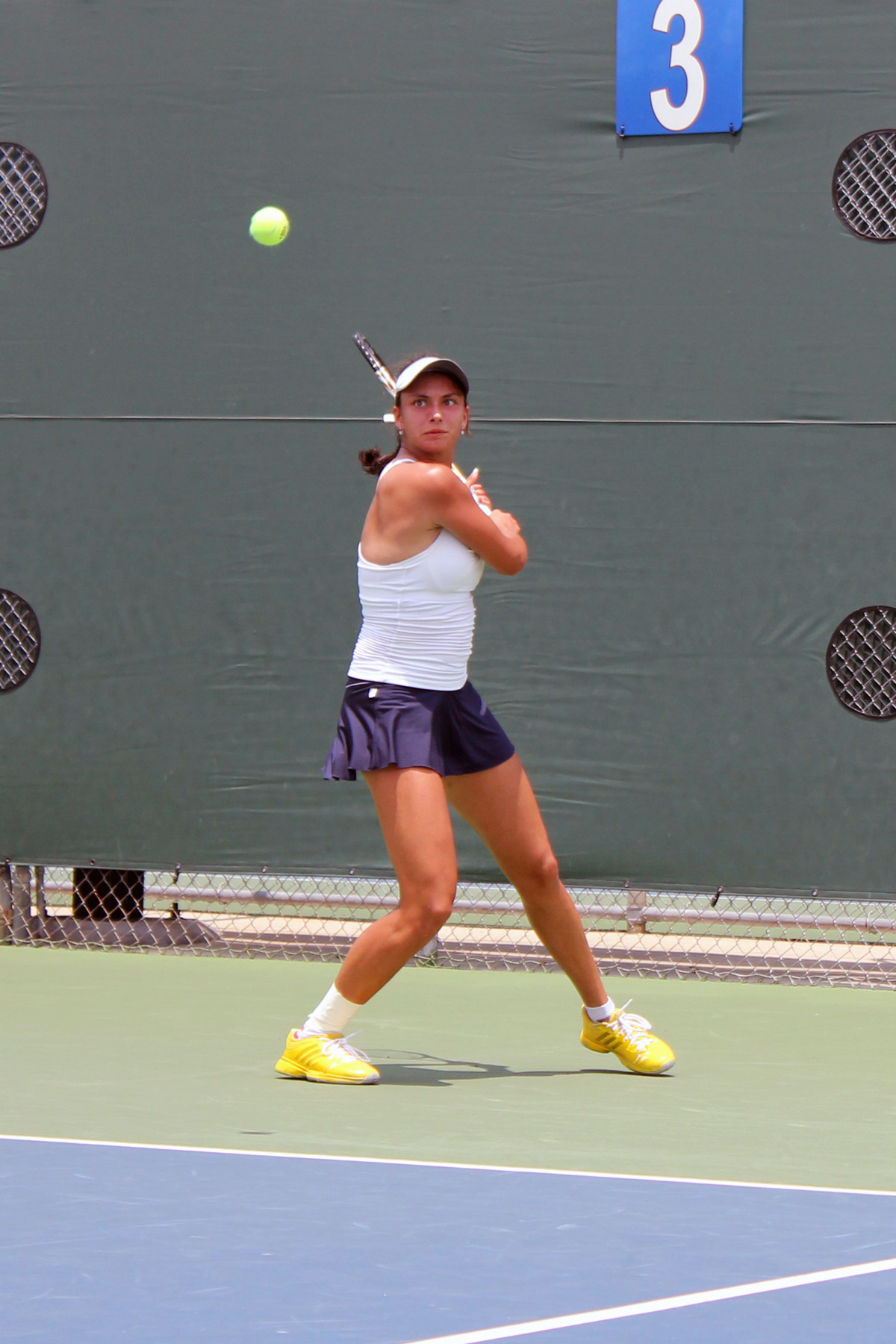 Natasha Prokhnevska against Yale in the first round of the NCAA Tournament.
