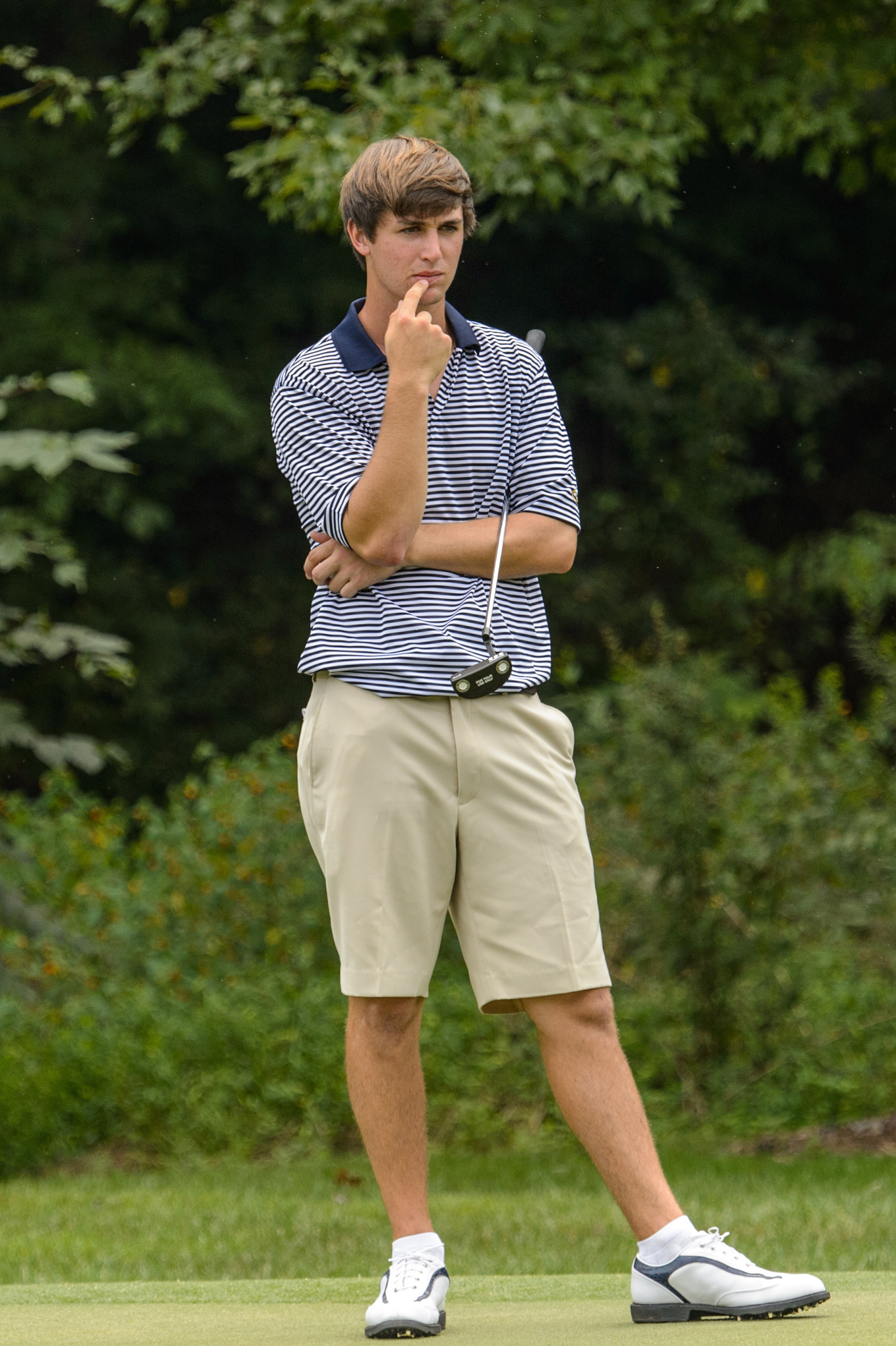 Ollie Schniederjans during the final round of the 2013 Carpet Capital Collegiate, The Farm Golf Club, Rocky Face, Ga.
