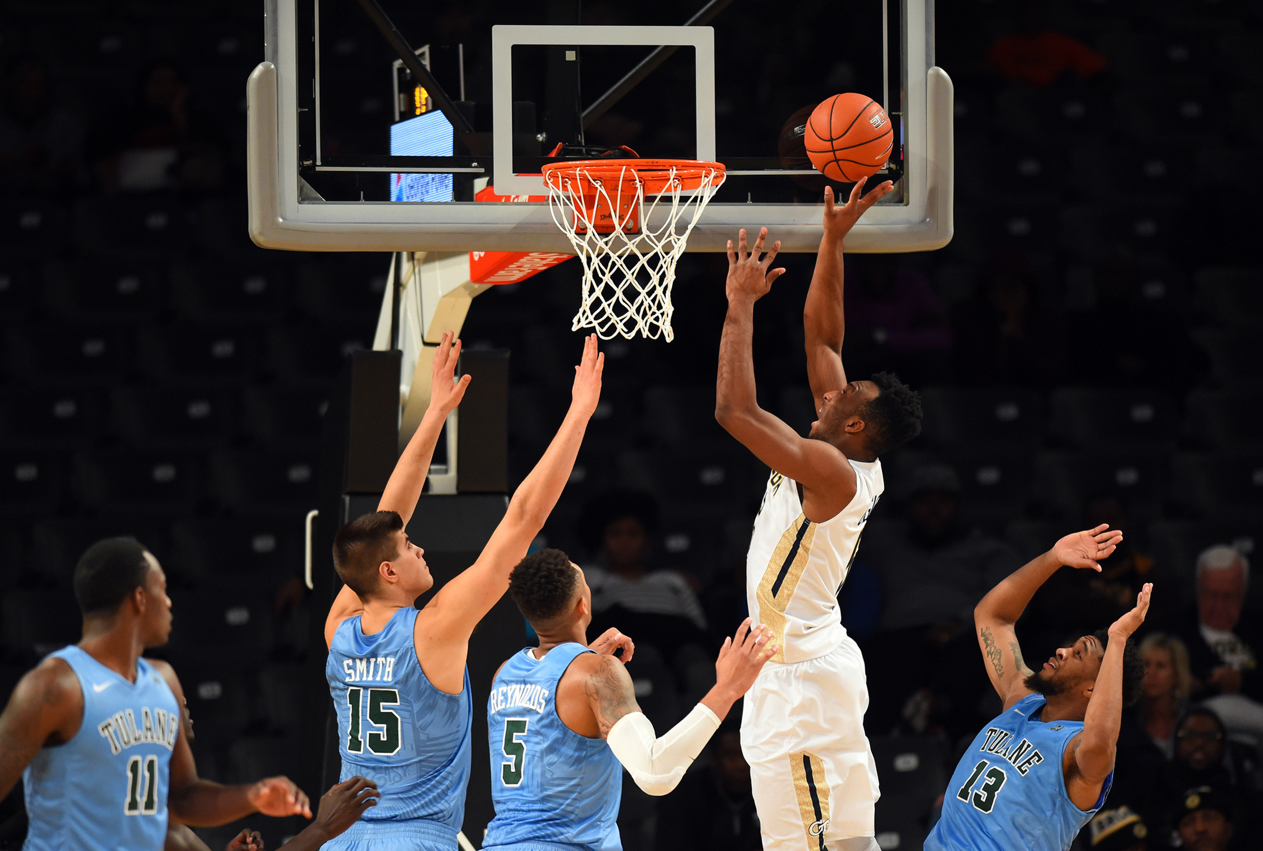 Nov 26, 2016; Atlanta, GA, USA; Georgia Tech guard Josh Okogie (5): Adam Hagy-USA TODAY Sports