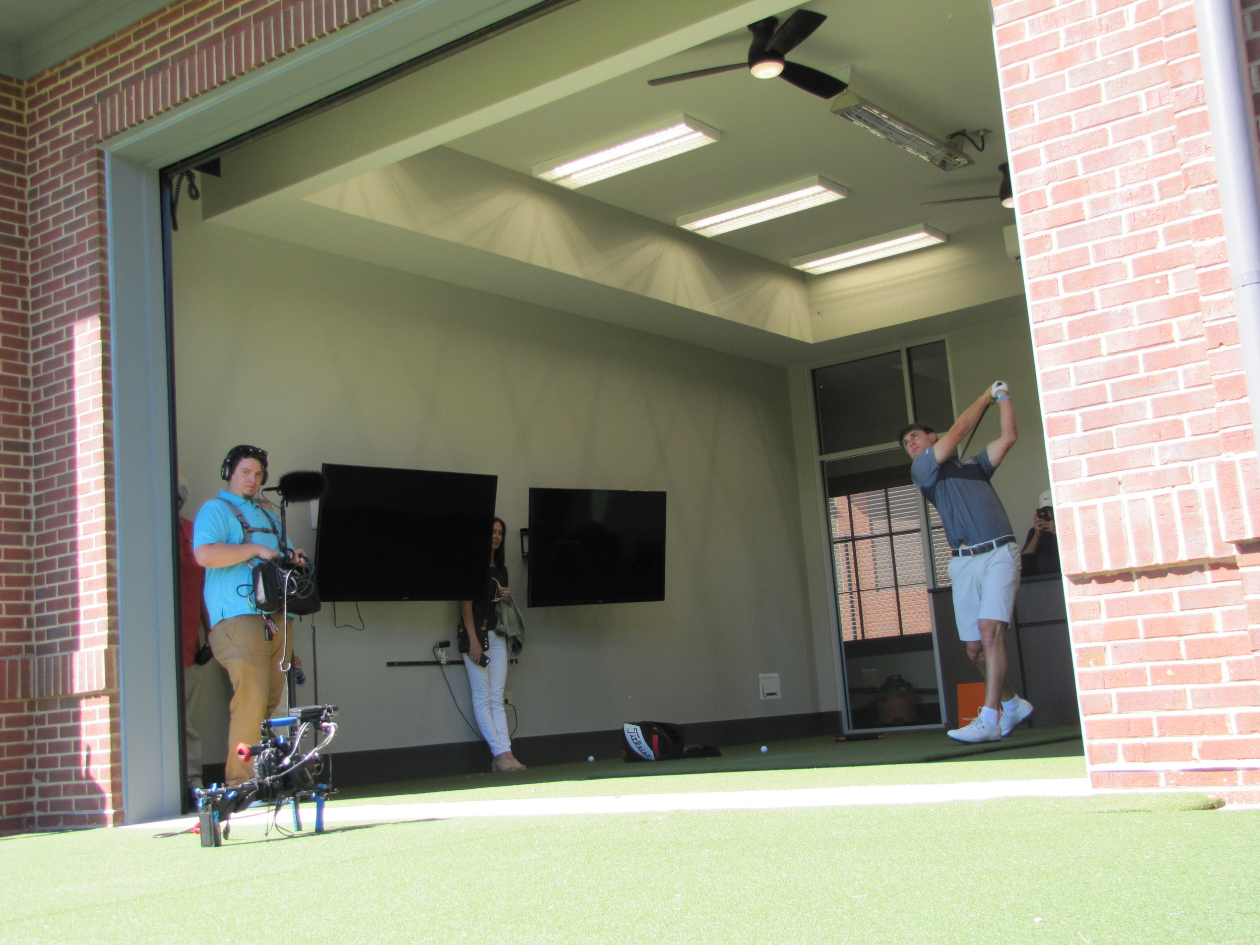 Hitting bay - Noonan Golf Facility, May 2, 2017
