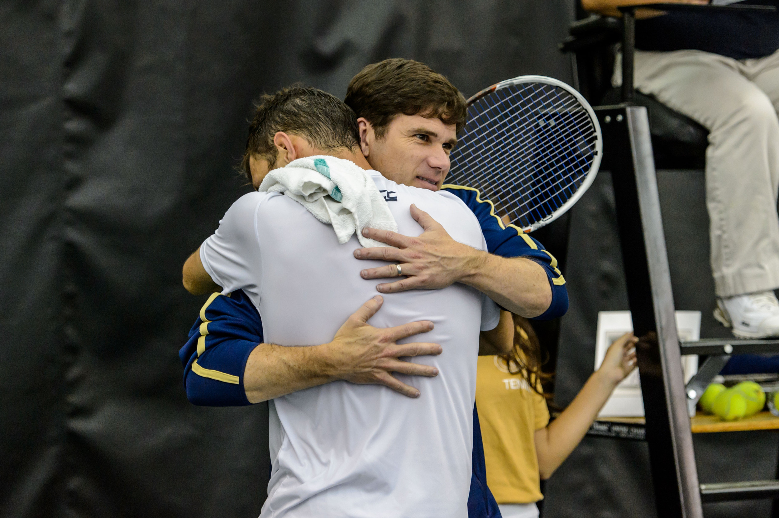 Volunteer Assistant Coach Brad Horton, Eduardo Segura