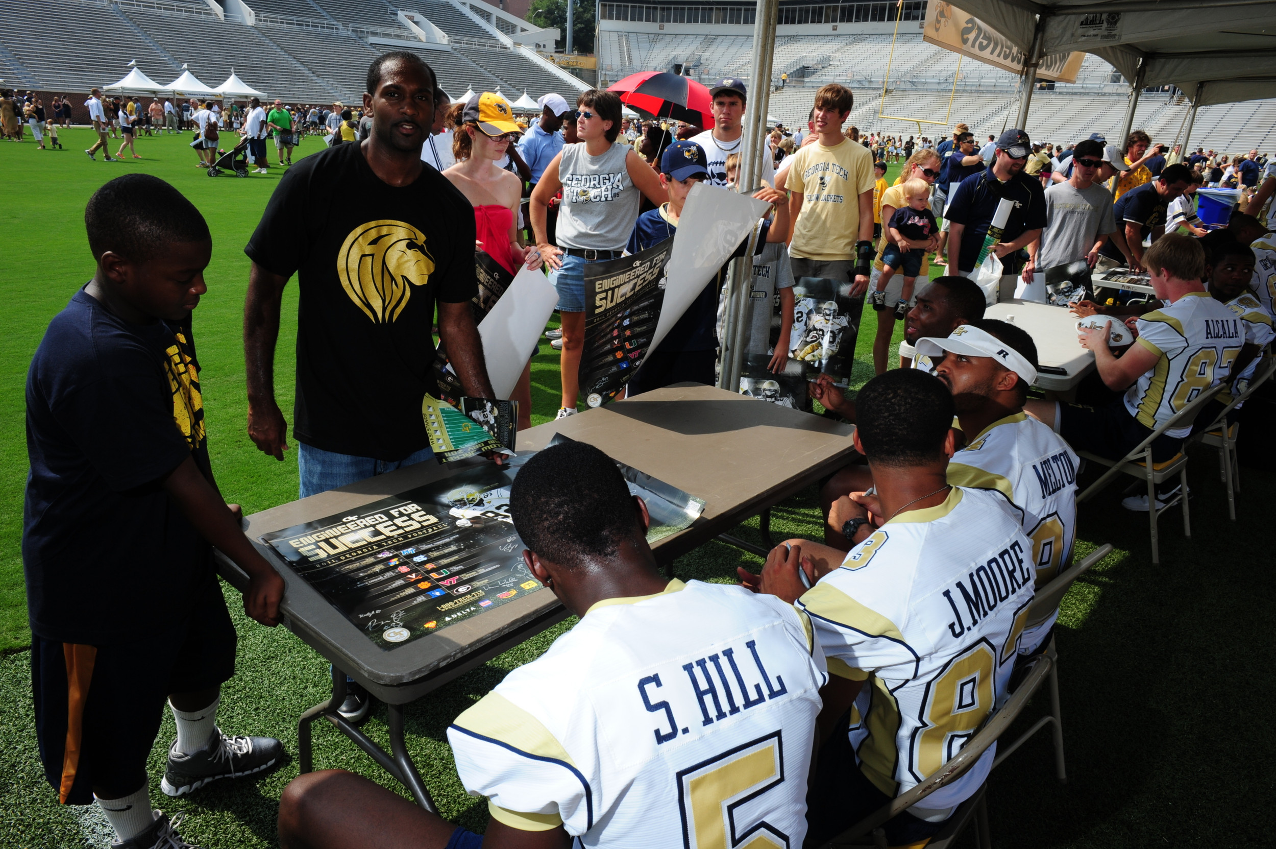 Georgia Tech Fan DayAugust 6, 2011Bobby Dodd StadiumAtlanta, GAPhoto by LensEffects