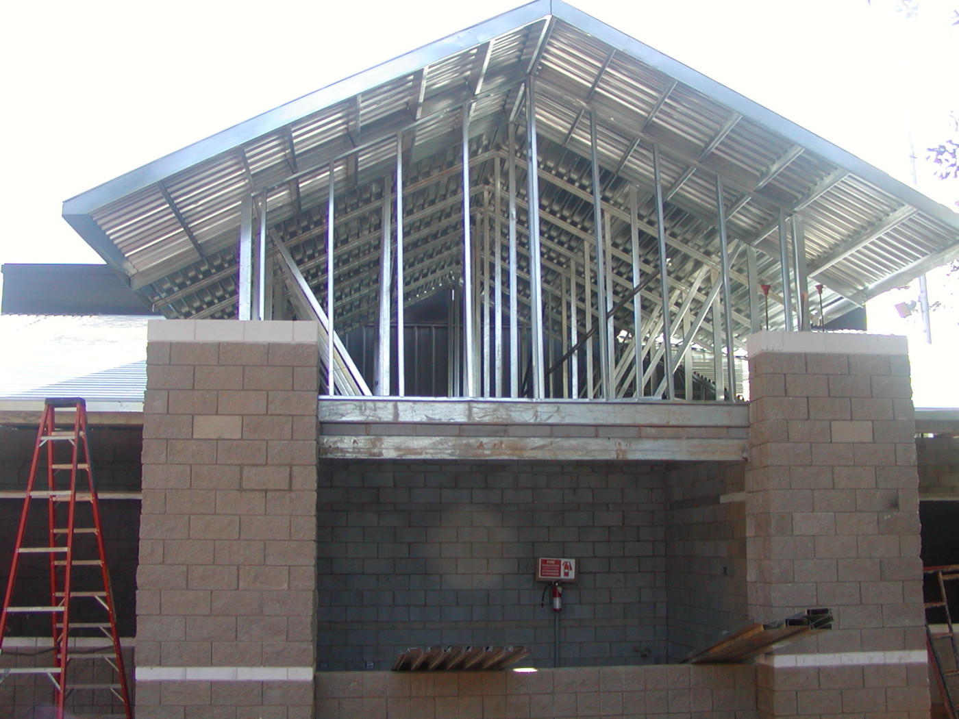 View from behind home plate area - 10/28/08.