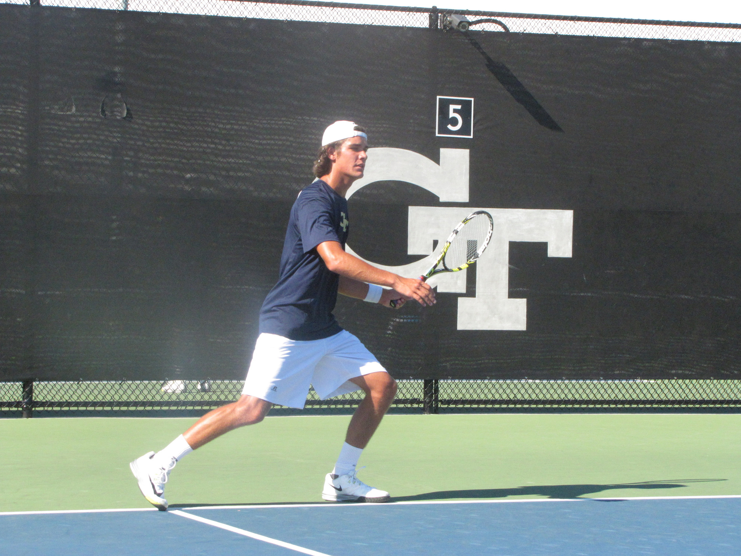 Elijah Melendez at practice, August 28, 2014