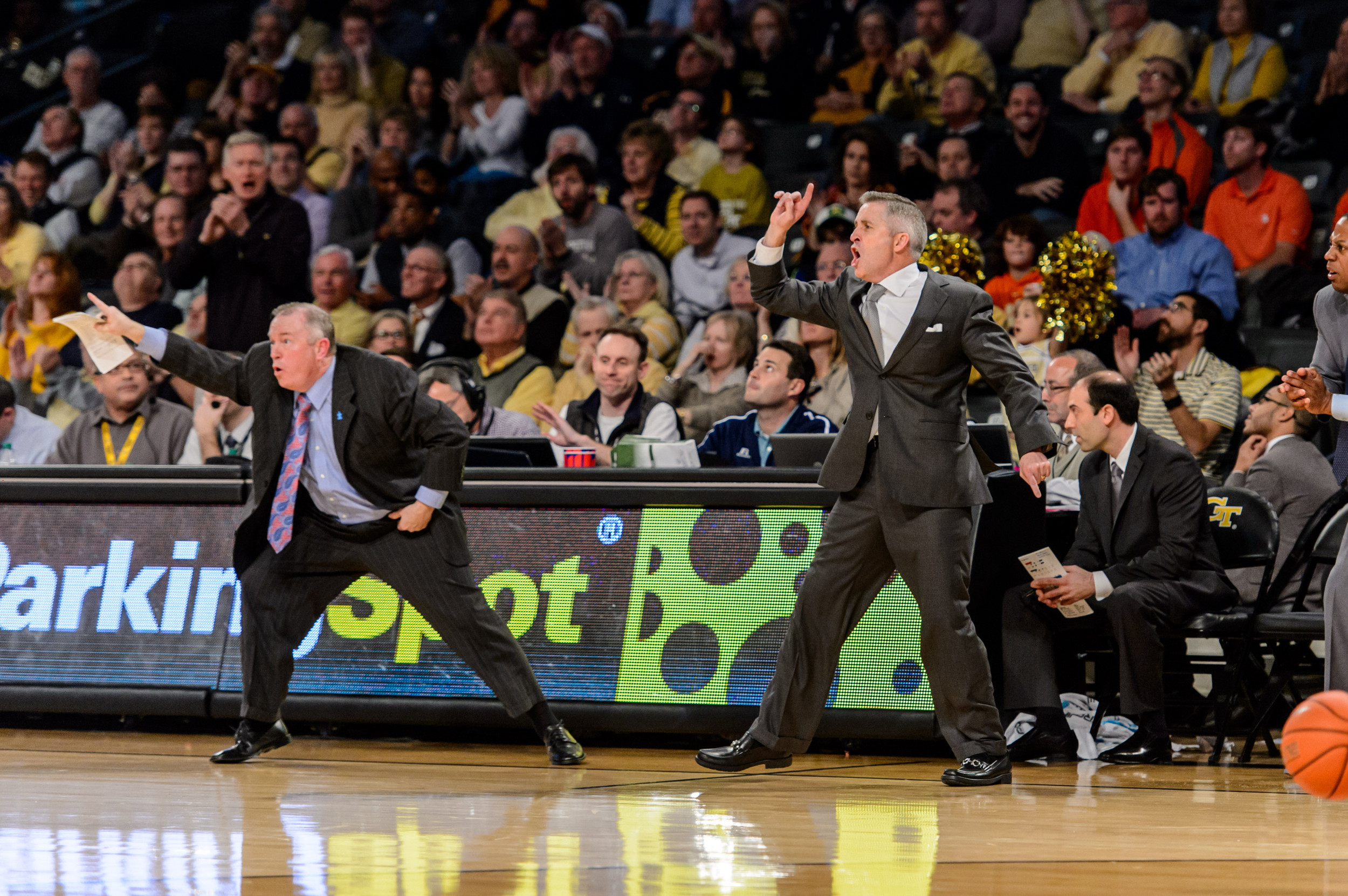 Head Coach Brian Gregory, Assistant Coach Tom Herrion