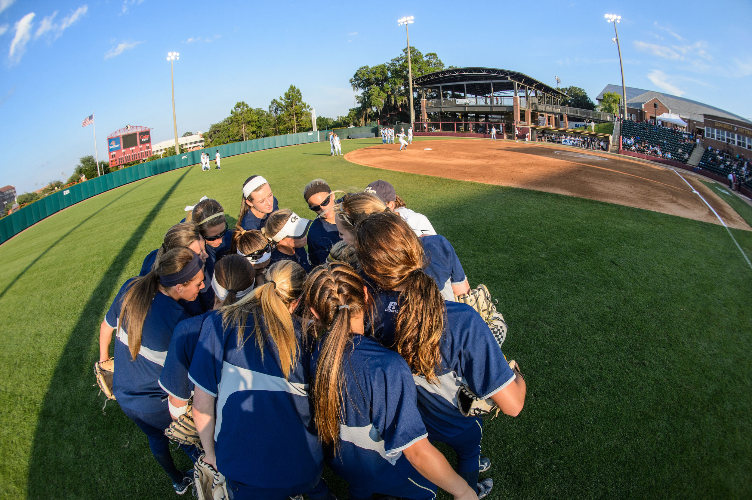 Team huddle