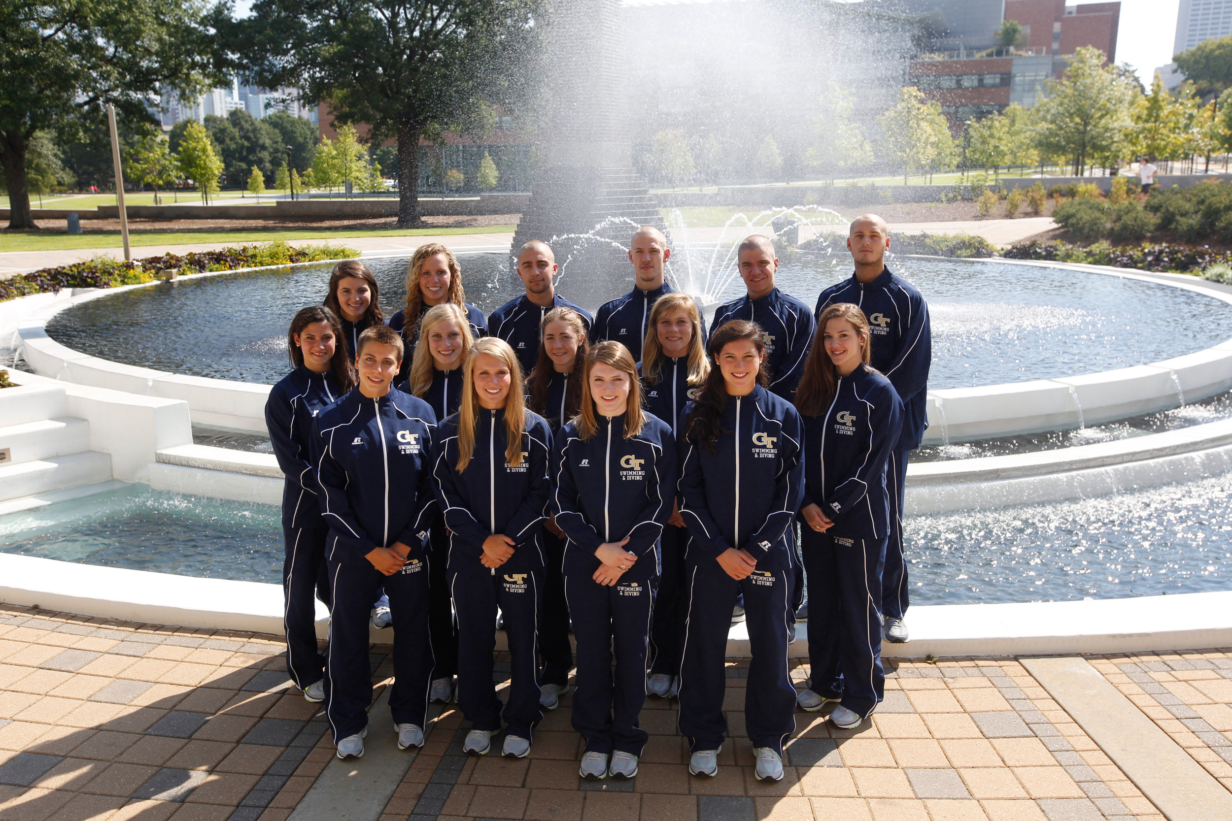 2012-13 Swimming & Diving Freshmen Team Photo