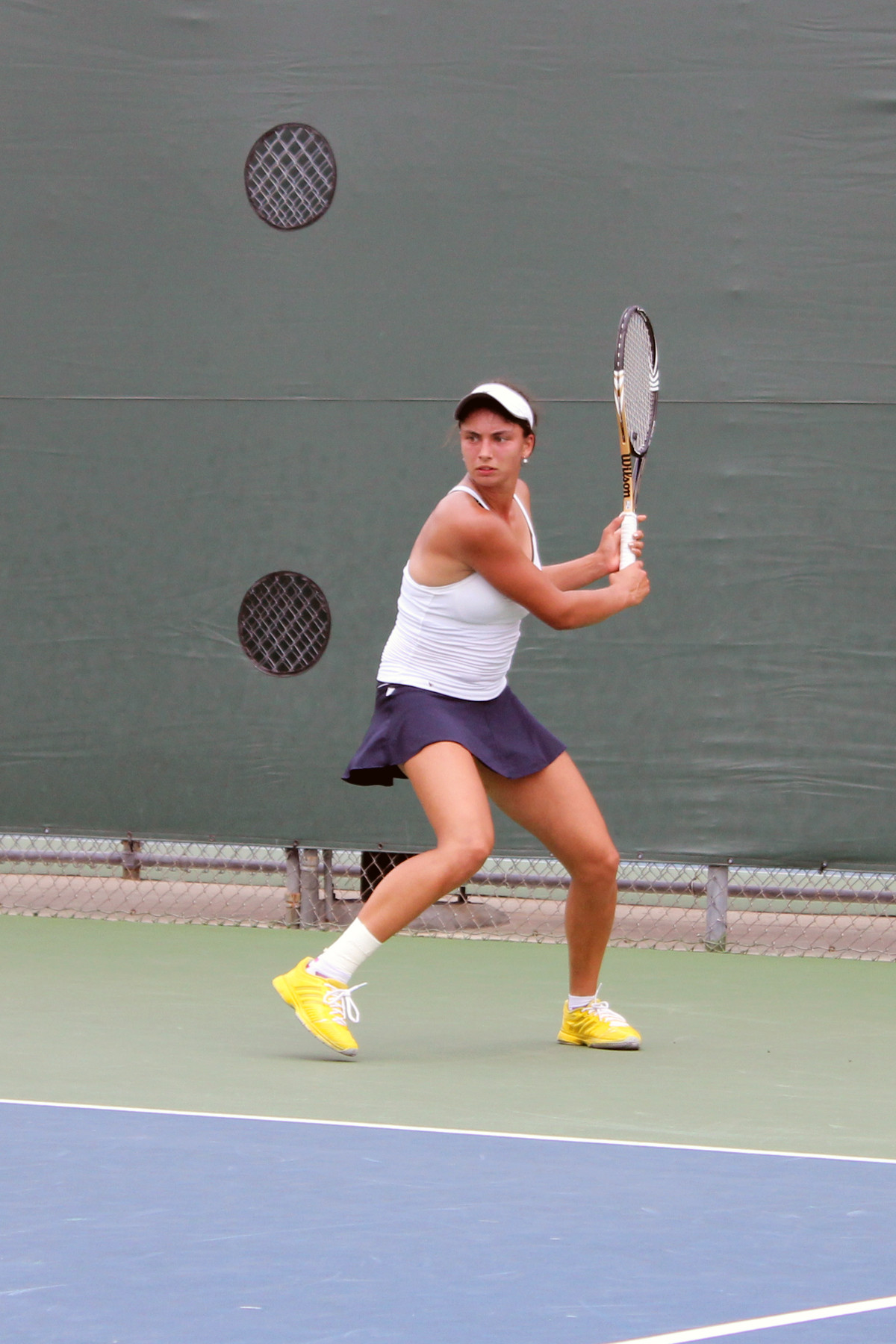 Natasha Prokhnevska against Yale in the first round of the NCAA Tournament.