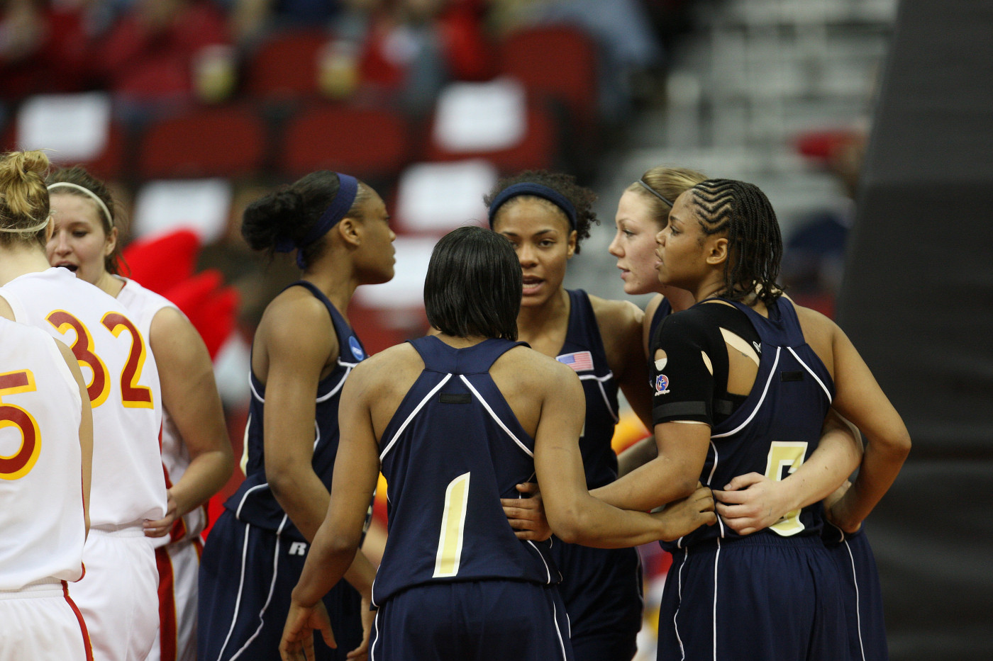 Team huddle