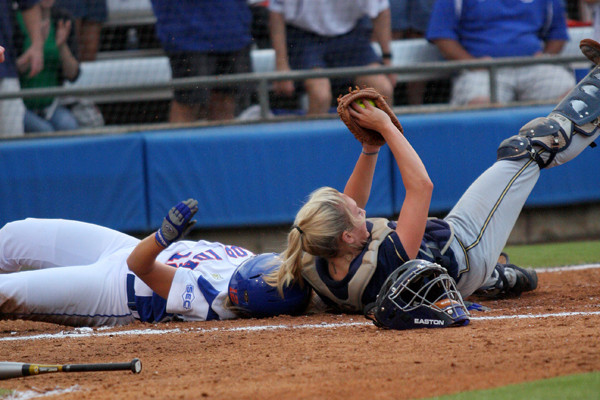 Yes, she hung onto the ball