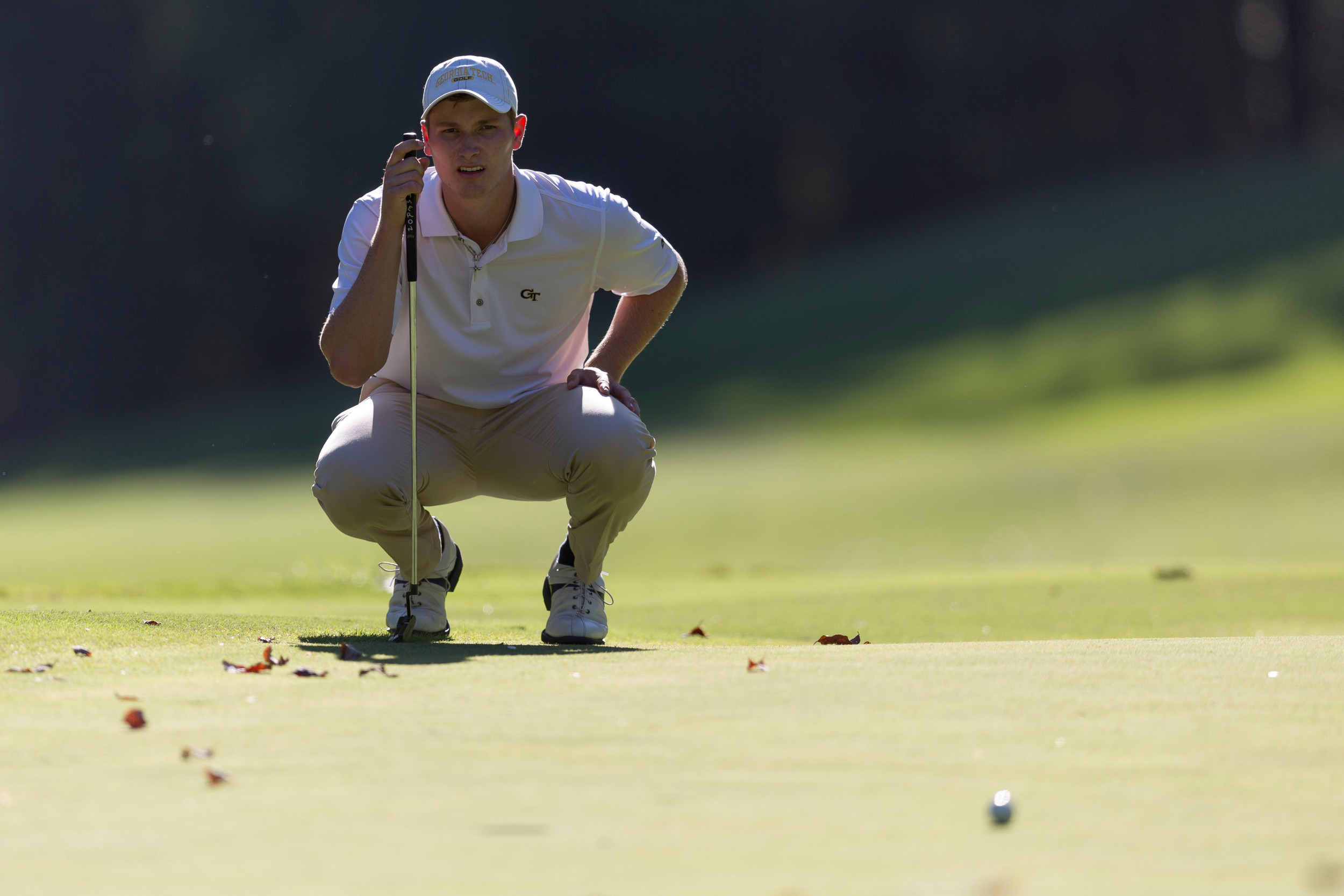 Vincent Whaley during the first round of the United States Collegiate Championship at the Golf Club of Georgia, October 16, 2015