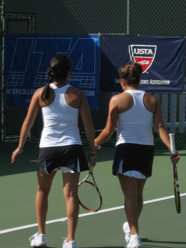 Irina Falconi and Amanda McDowell played in California