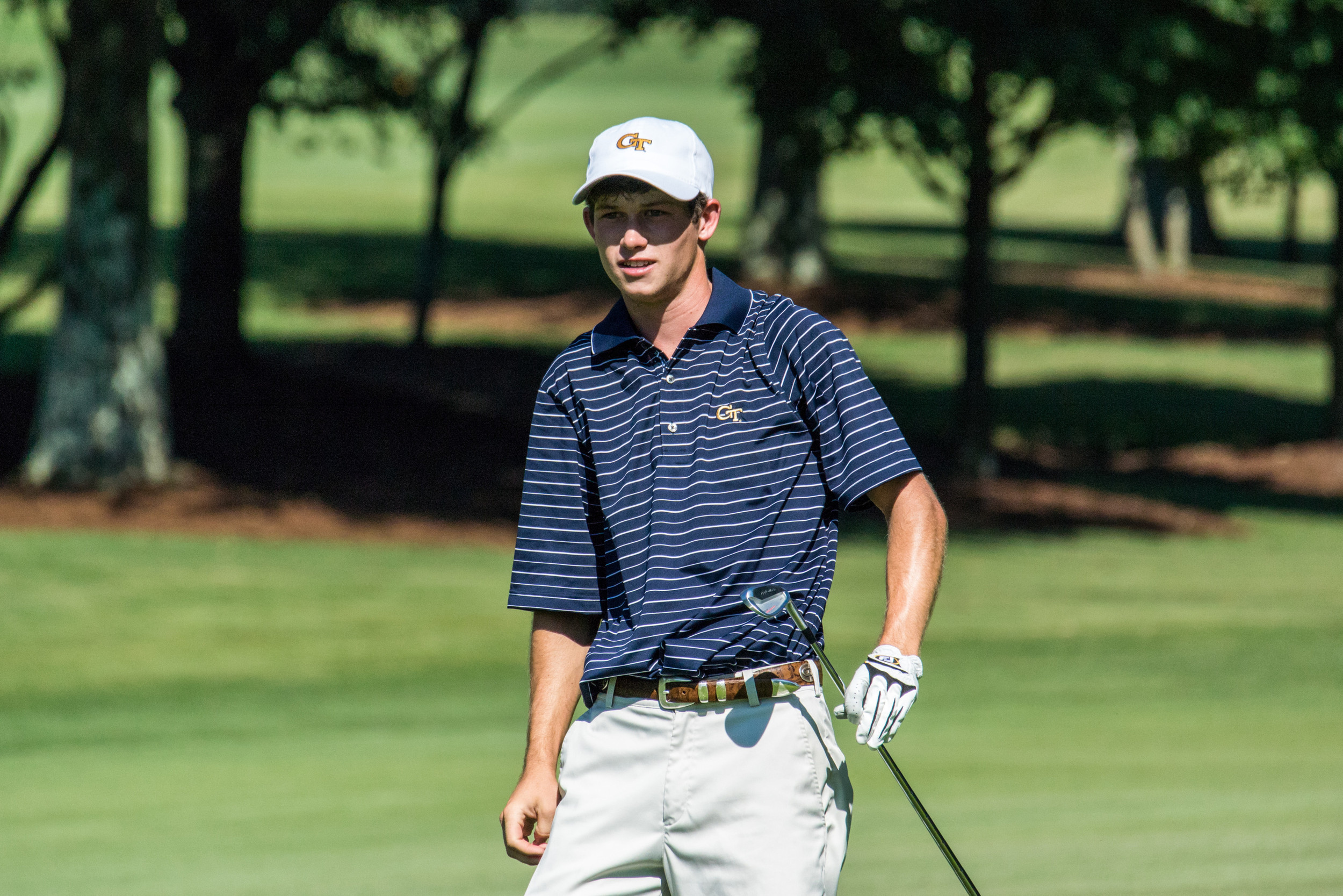 James Clark during a qualifying round at East Lake Golf Club, August 28, 2014