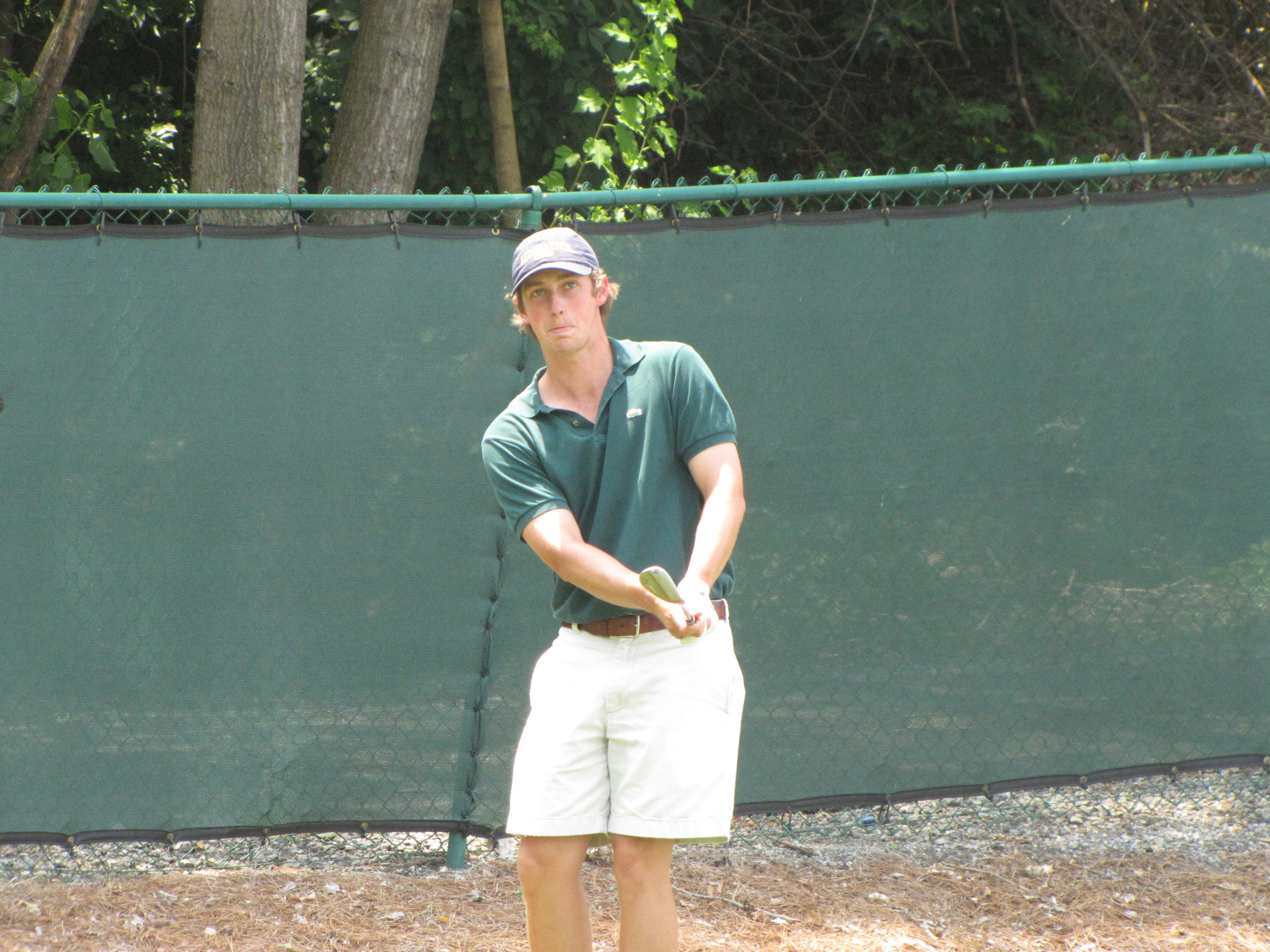 John-Tyler Griffin at the Tech practice range - May 24, 2011