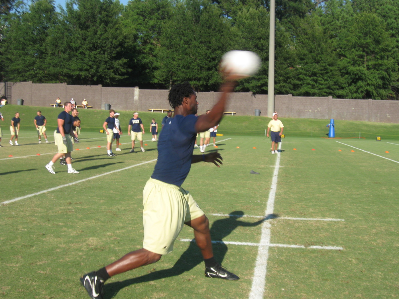 Georgia Tech Football Practice and Dodgeball Tournament (August 8)