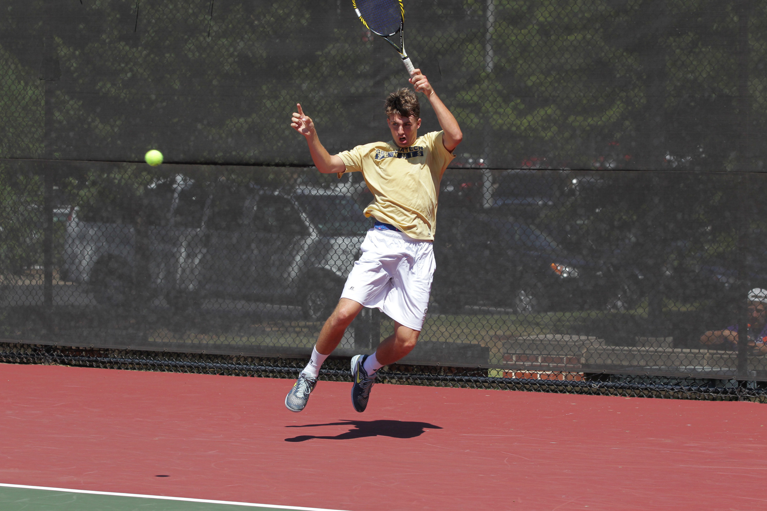 Cole Fiegel at the 2013 Southern Intercollegiate Championships in Athens, Ga.