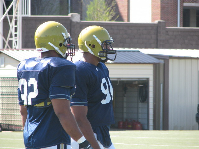 #92 Jason Peters and #91 Derrick Morgan