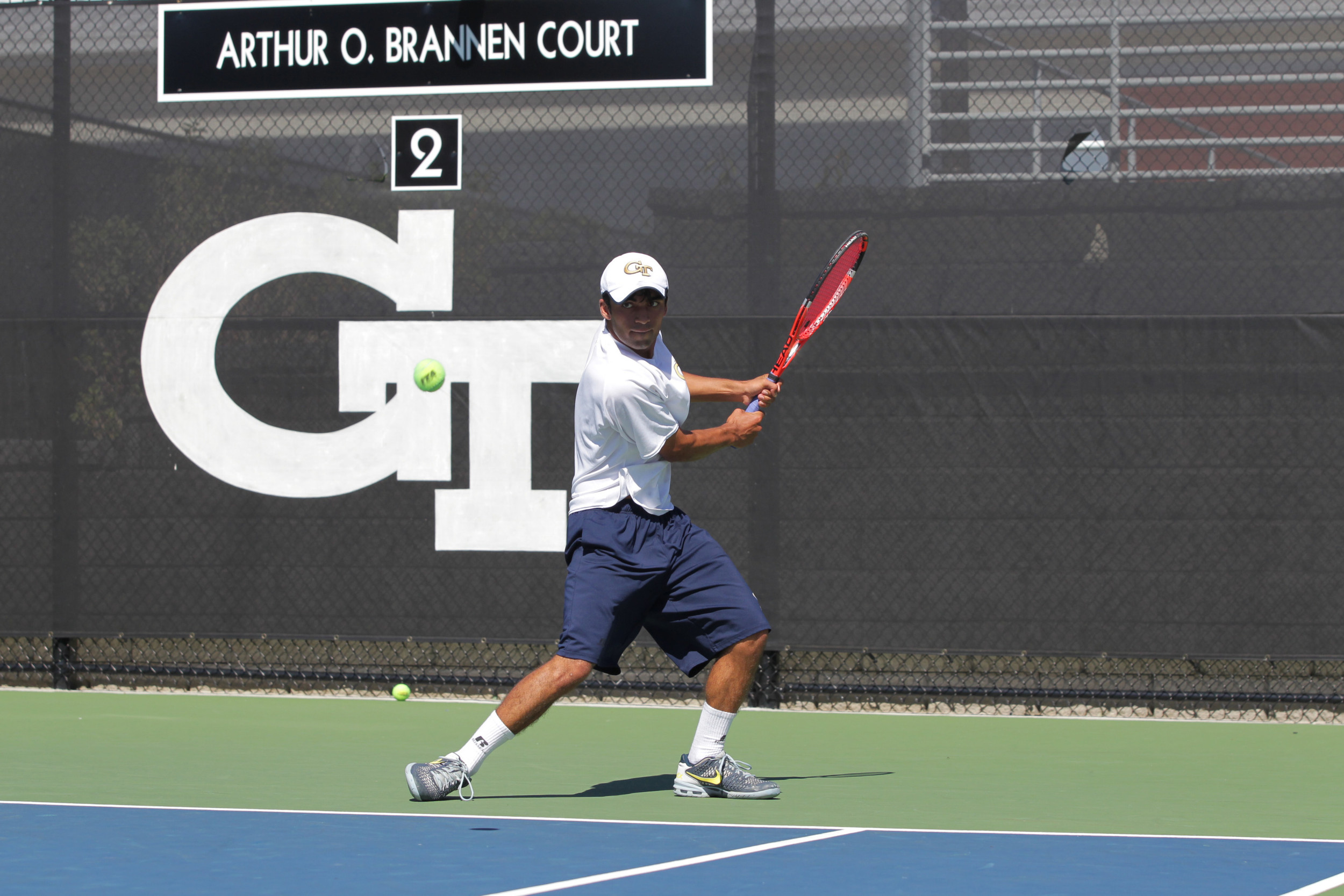 Anish Sharma at the 2013 USTA/ITA Southeast Regional, Ken Byers Tennis Complex, Atlanta, Ga.