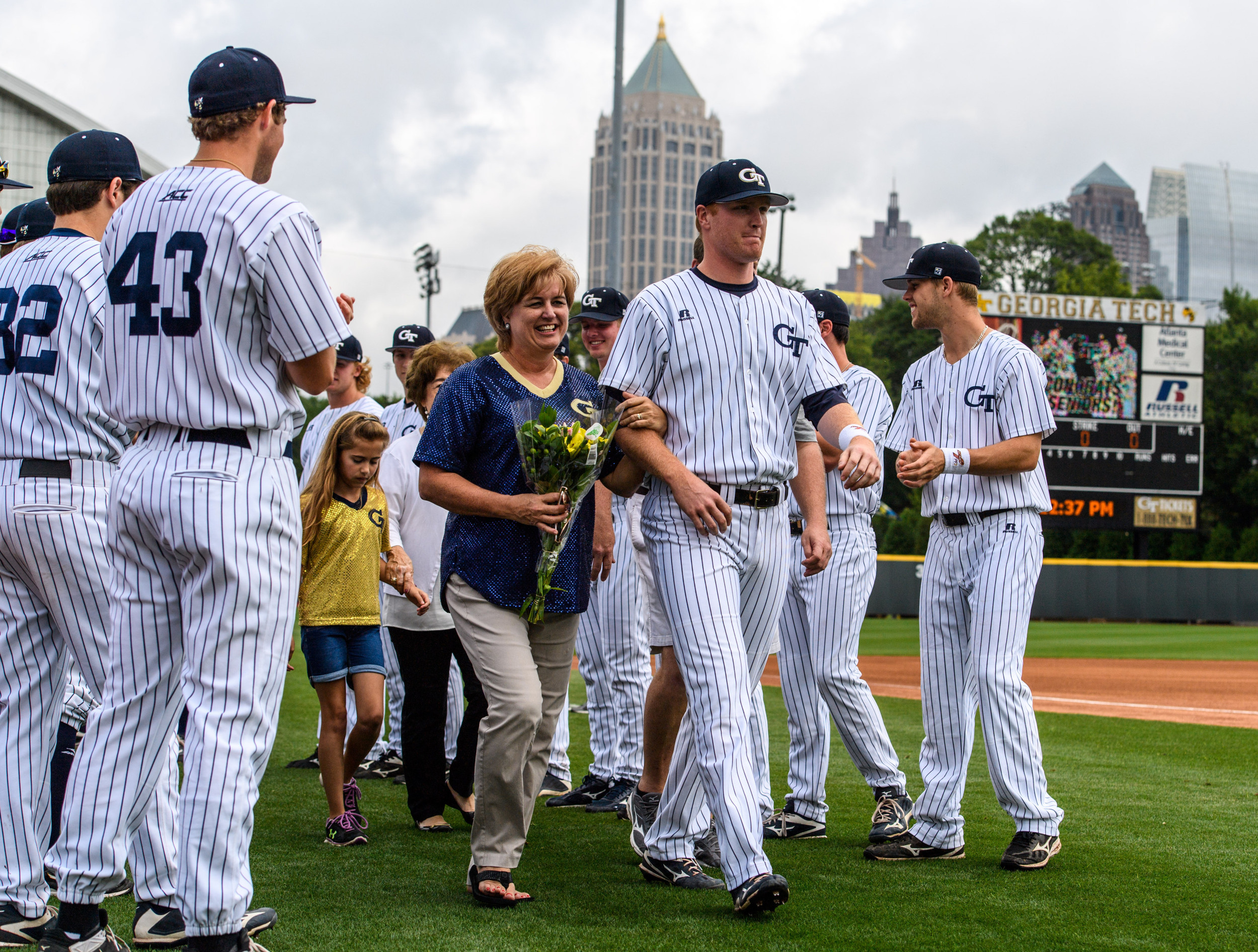 Cole Pitts (36) and family