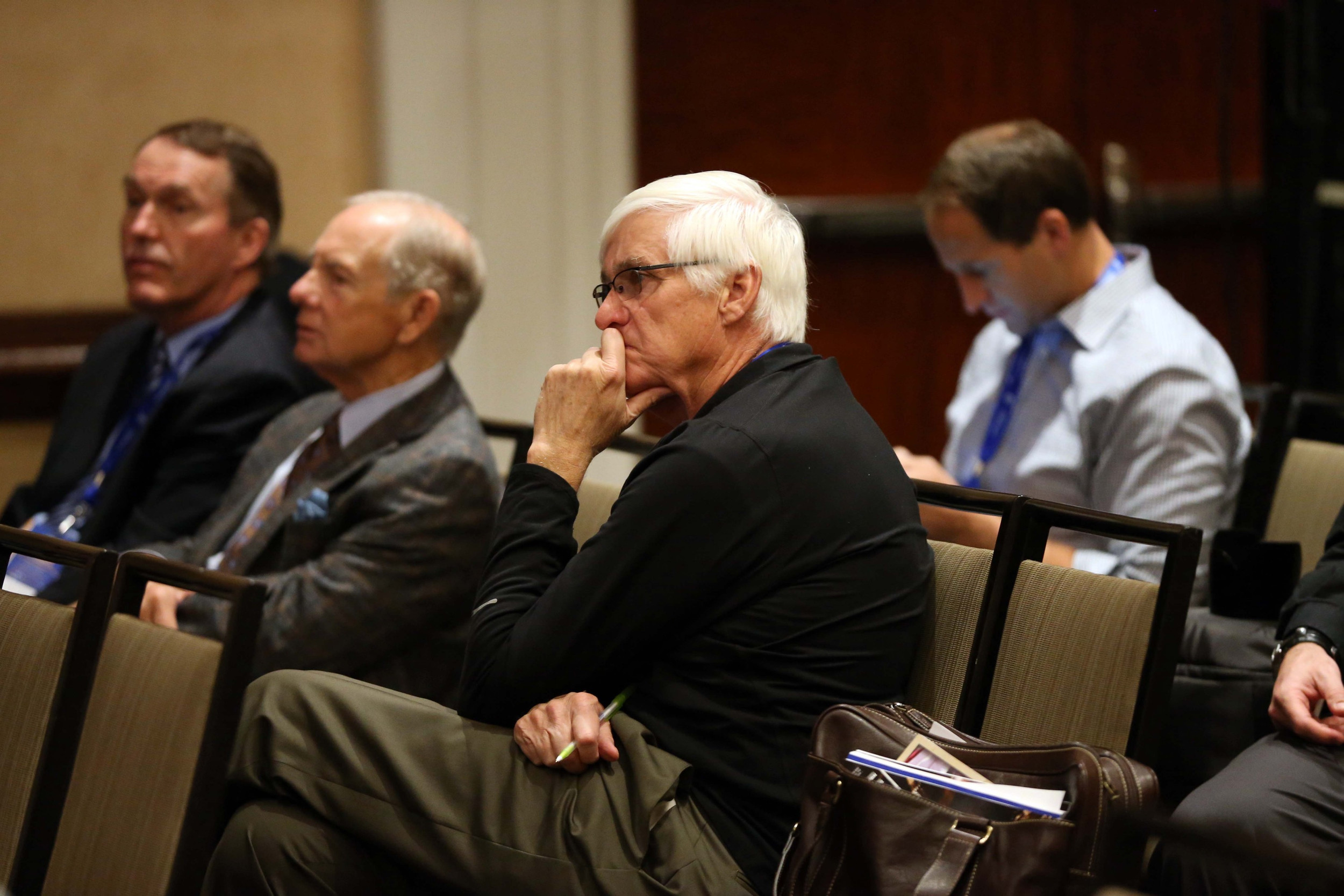 Oct 29, 2014; Charlotte, NC, USA; Georgia Tech former coach Bobby Cremins during ACC basketball media day at The Westin. Mandatory Credit: Jim Dedmon-USA TODAY Sports